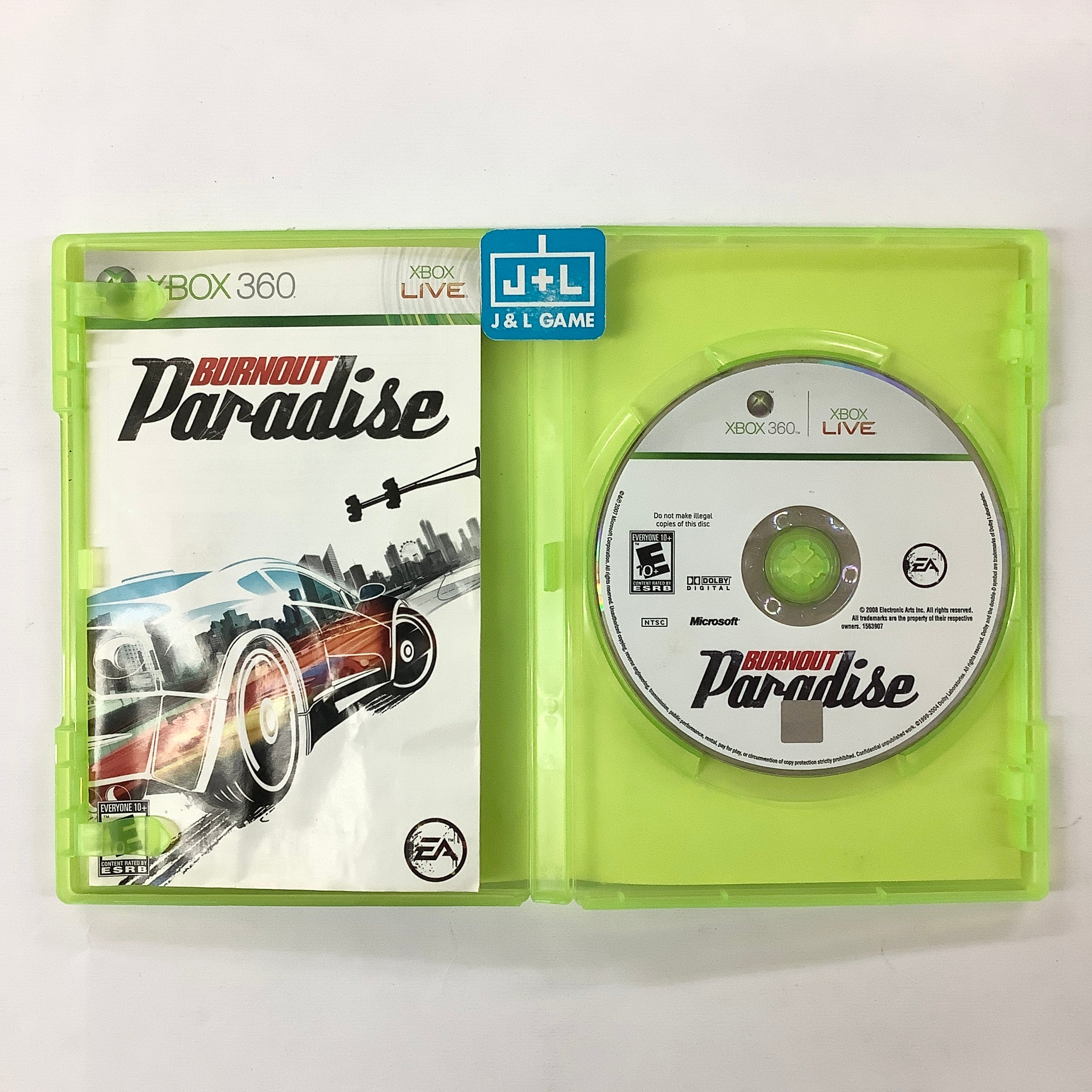 Burnout Paradise - Xbox 360 [Pre-Owned] Video Games Electronic Arts   