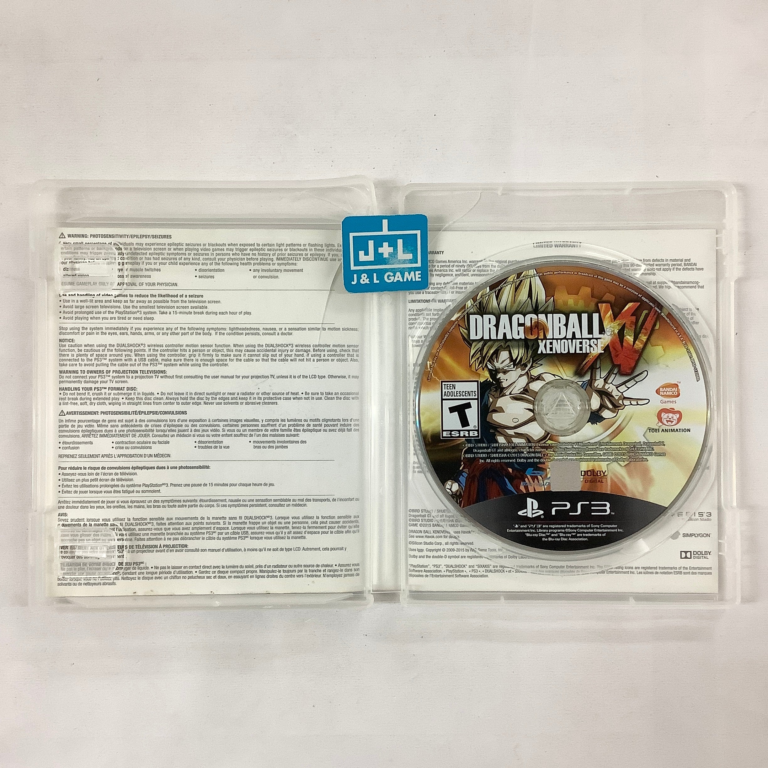 Dragon Ball: Xenoverse (Day One Edition) - (PS3) PlayStation 3 [Pre-Owned] Video Games BANDAI NAMCO Entertainment