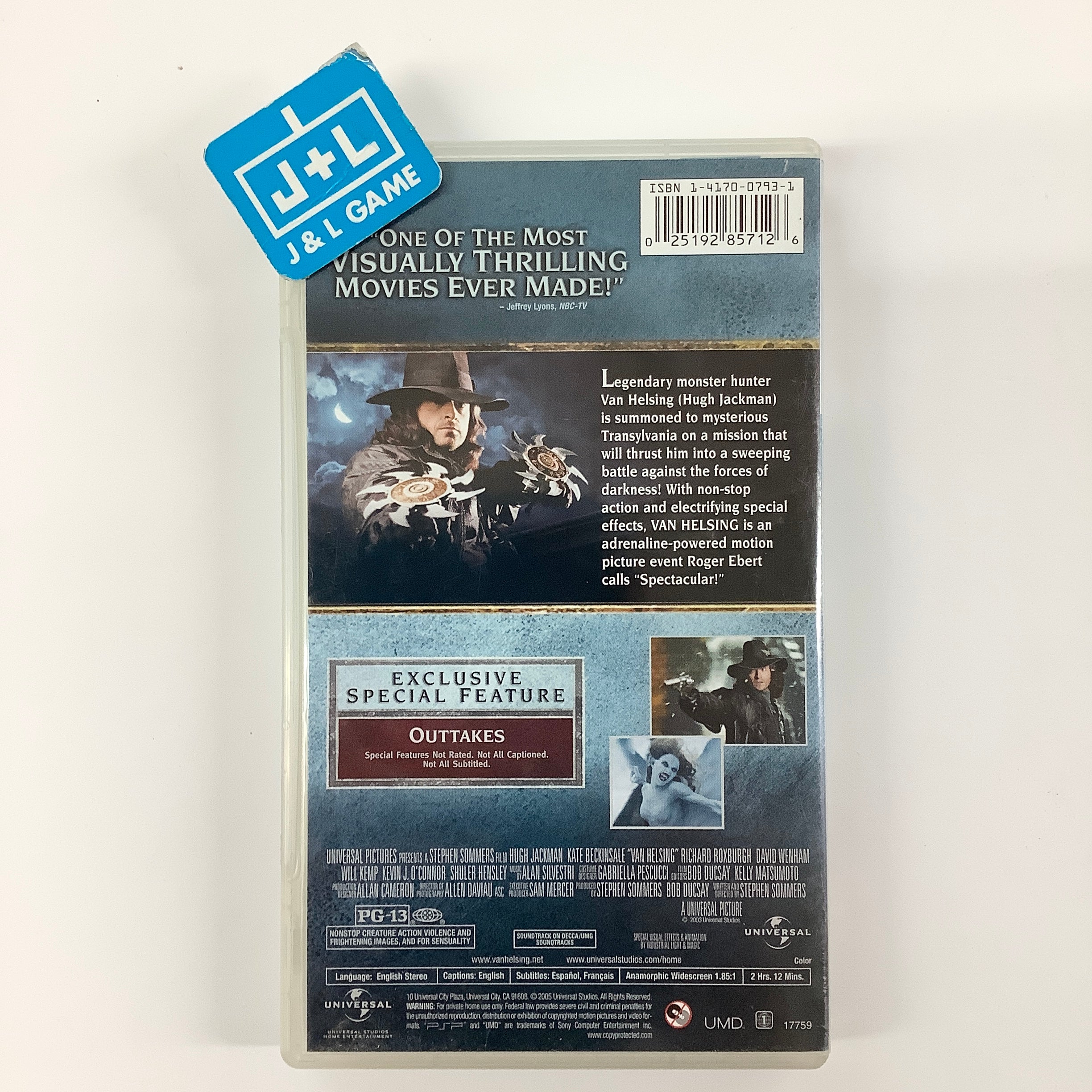 Van Helsing - PSP UMD Video [Pre-Owned] Home Sony Pictures