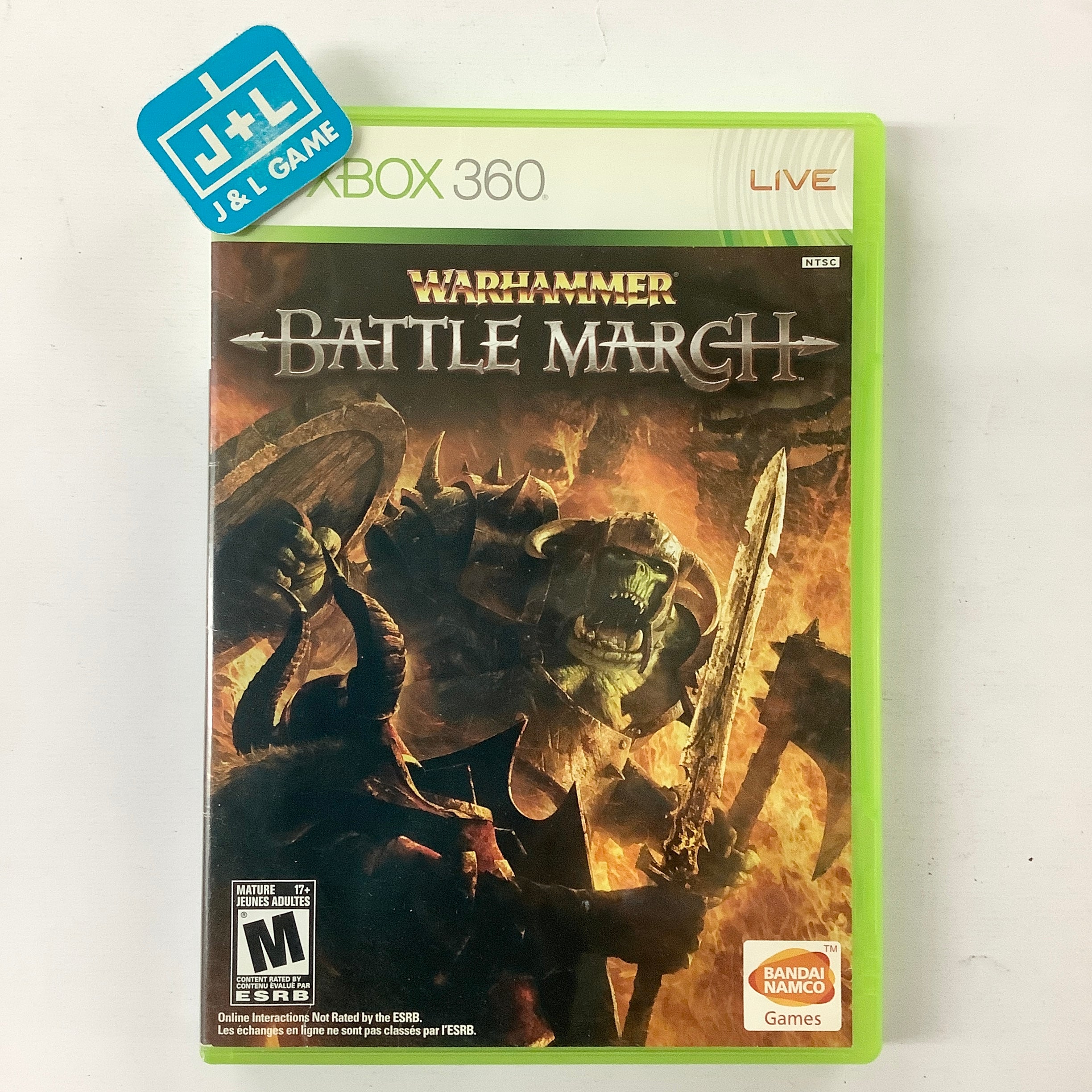 Warhammer: Battle March - Xbox 360 [Pre-Owned] Video Games Namco Bandai Games   