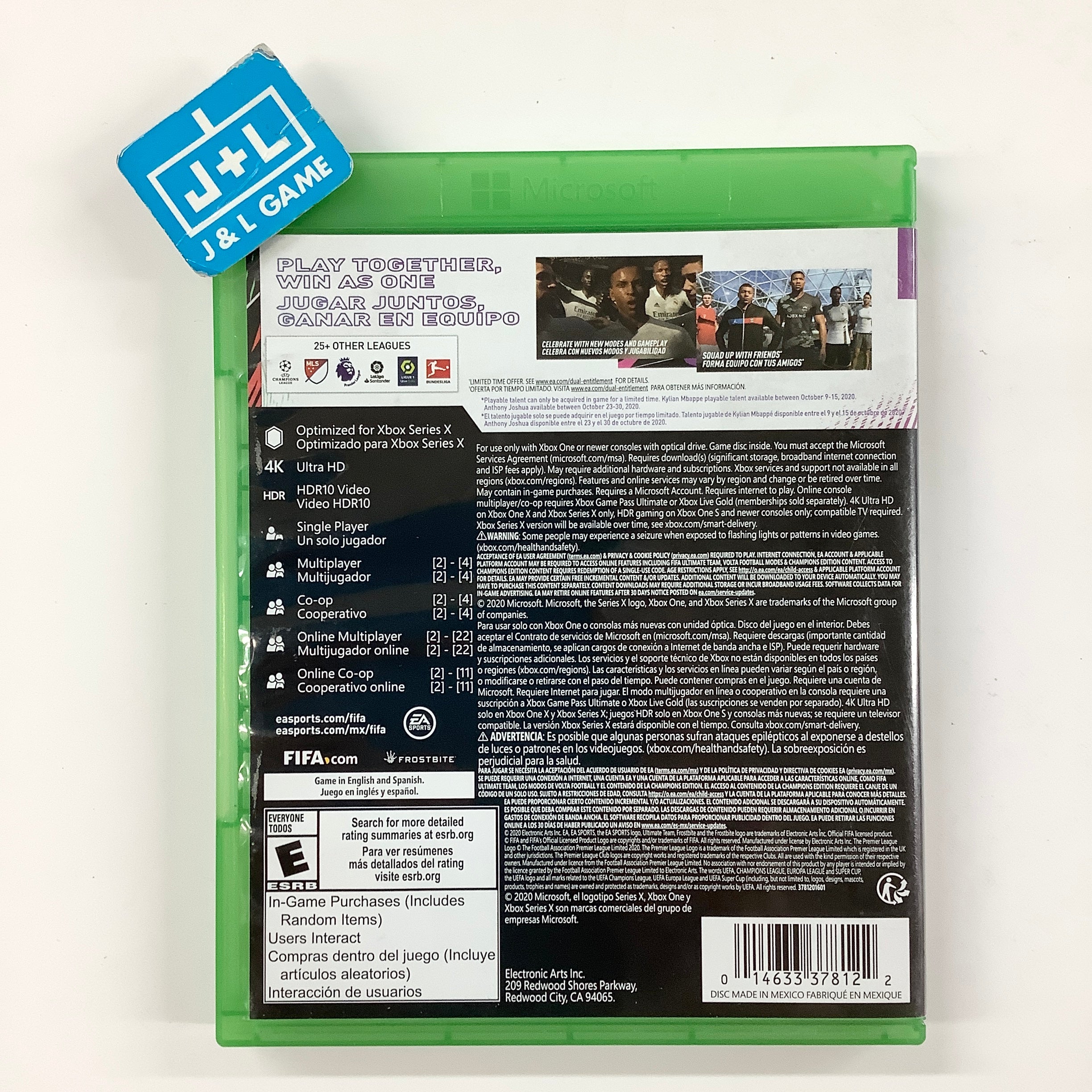 FIFA 21 (Champions Edition) - (XSX) Xbox Series X [Pre-Owned] Video Games Electronic Arts