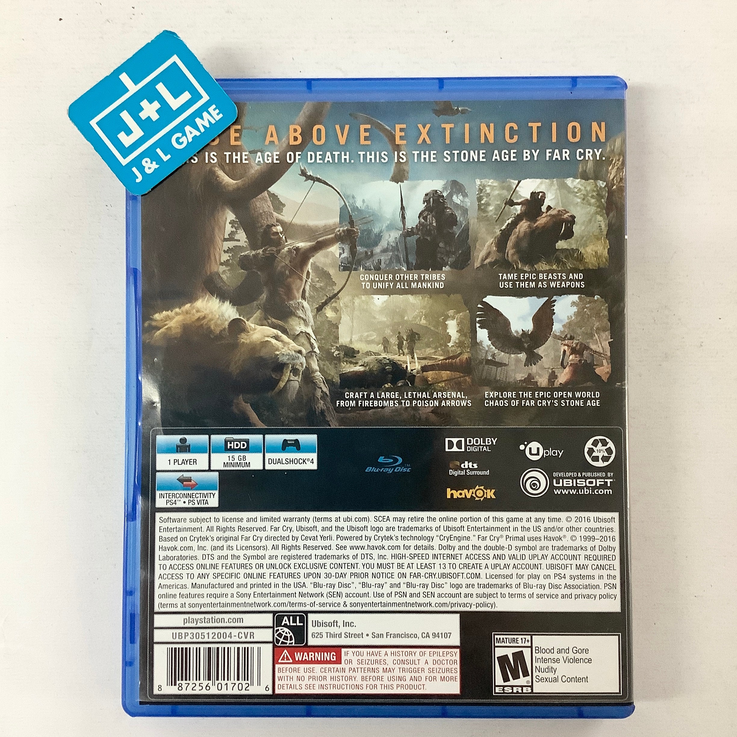 FarCry Primal - (PS4) PlayStation 4 [Pre-Owned] | J&L Game
