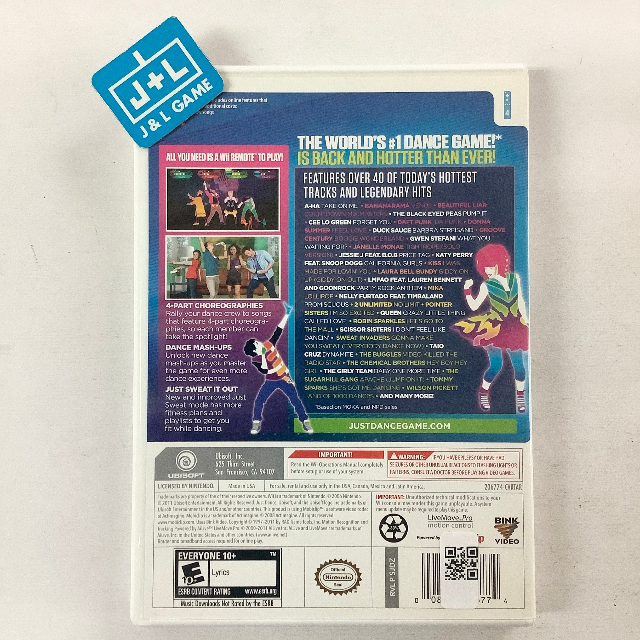 Just Dance 3 (Target Exclusive Edition)- Nintendo Wii [Pre-Owned] Video Games Ubisoft