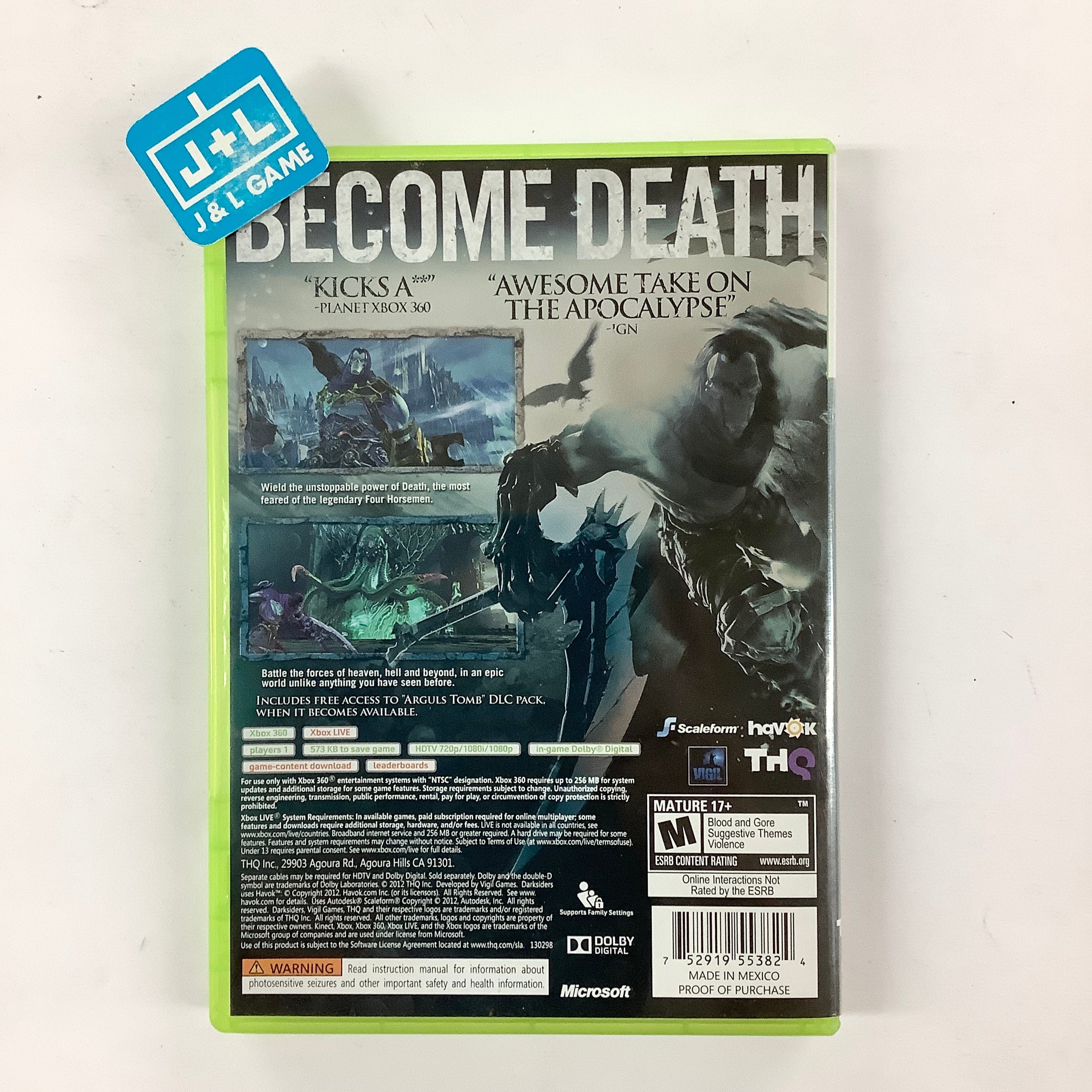 Darksiders II - Xbox 360 [Pre-Owned] Video Games THQ   