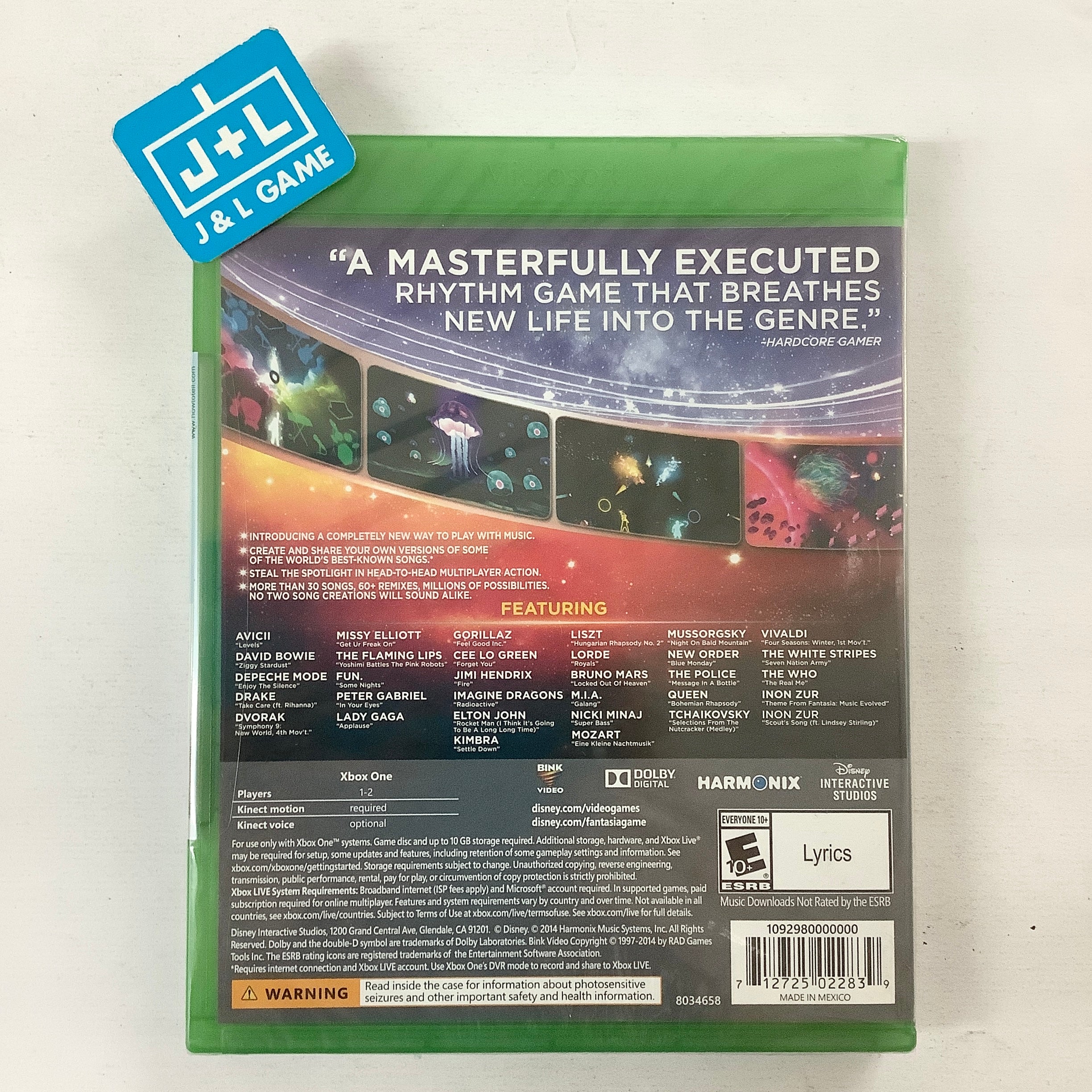 Disney Fantasia: Music Evolved (Kinect Required) - (XB1) Xbox One