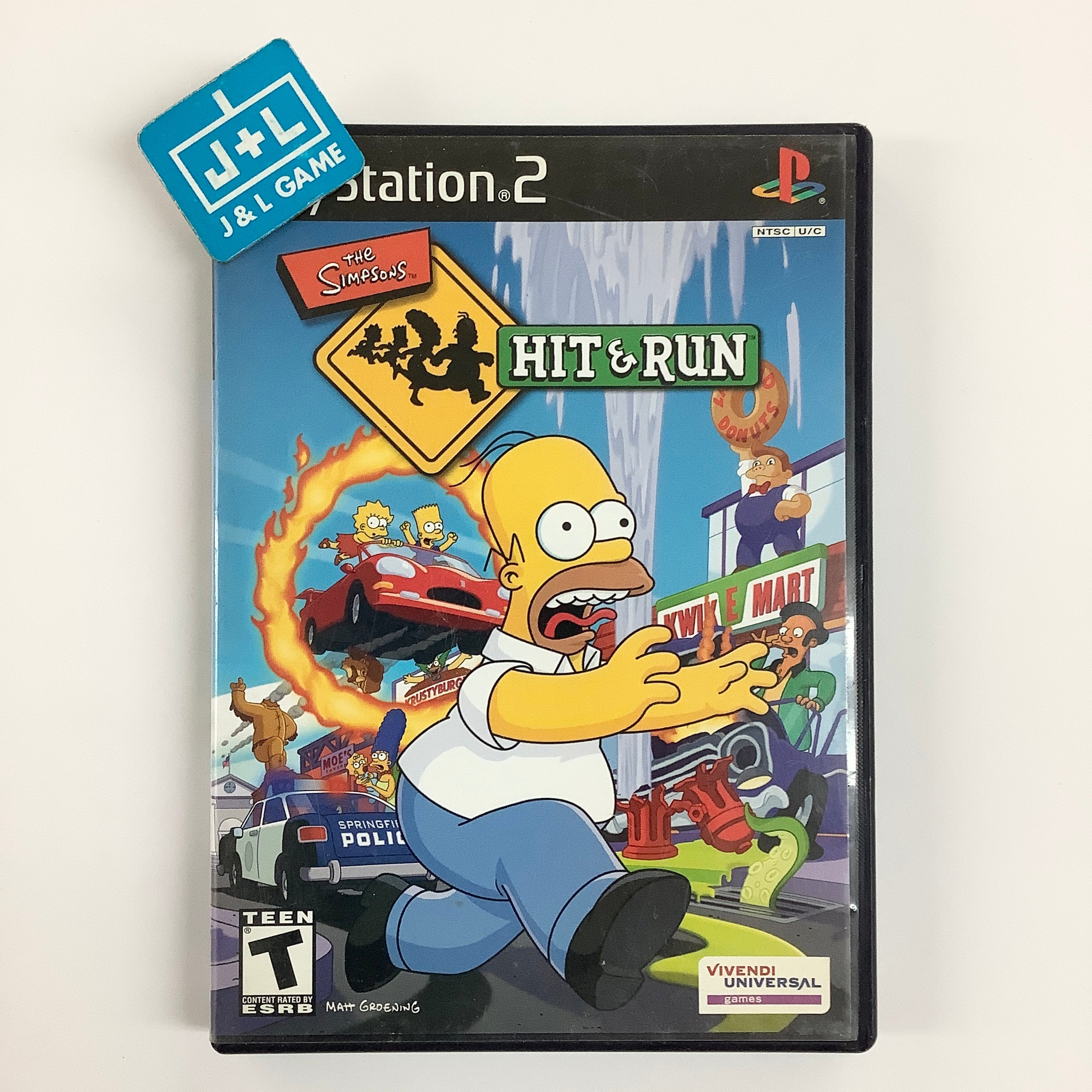 The Simpsons: Hit & Run - (PS2) PlayStation 2 [Pre-Owned]