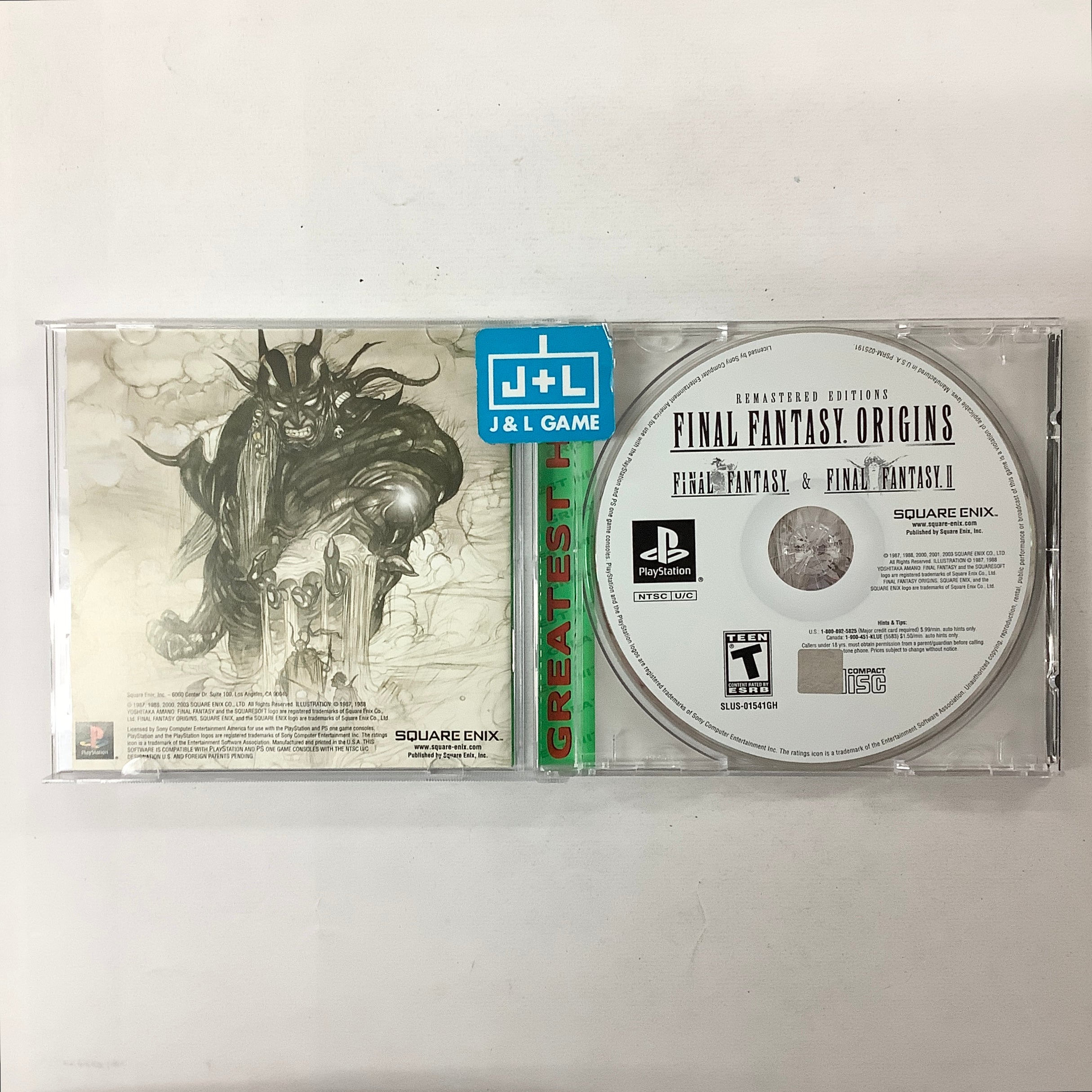 Final Fantasy Origins (Greatest Hits) - (PS1) PlayStation 1 [Pre-Owned] Video Games Square Enix