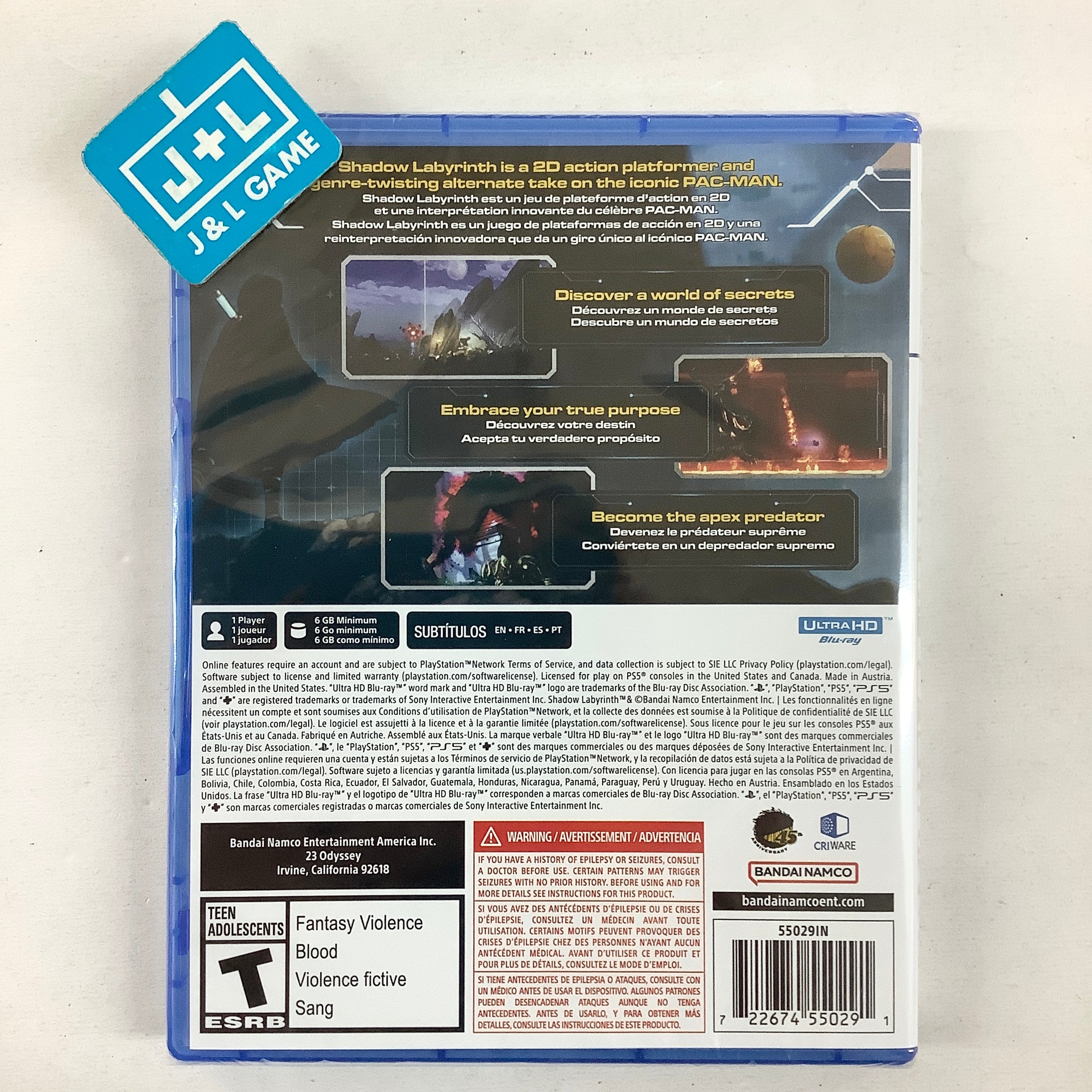 Shadow Labyrinth - (PS5) PlayStation 5 Video Games Bandai Namco Entertainment
