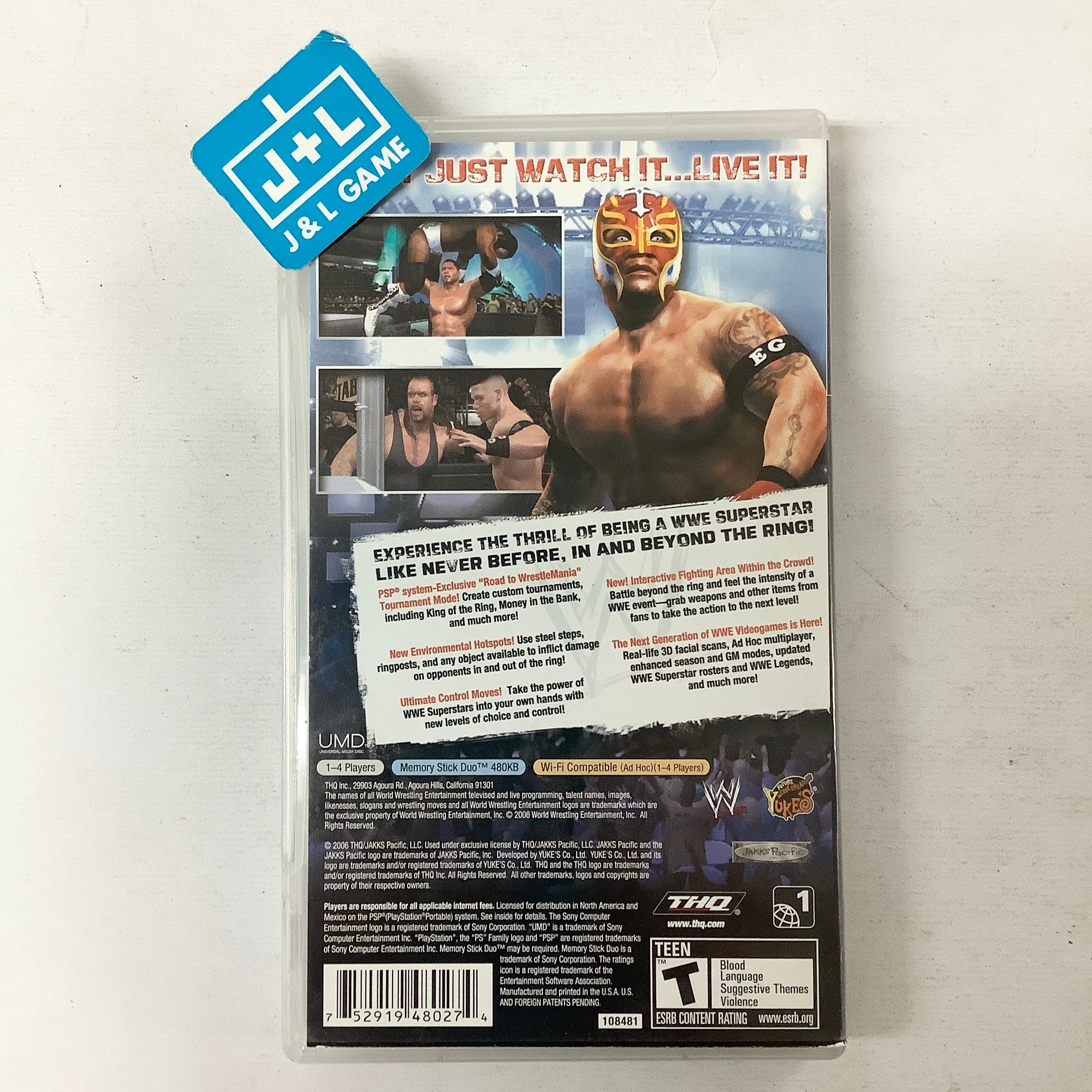 WWE SmackDown vs. Raw 2007 - SONY PSP [Pre-Owned] | J&L Game