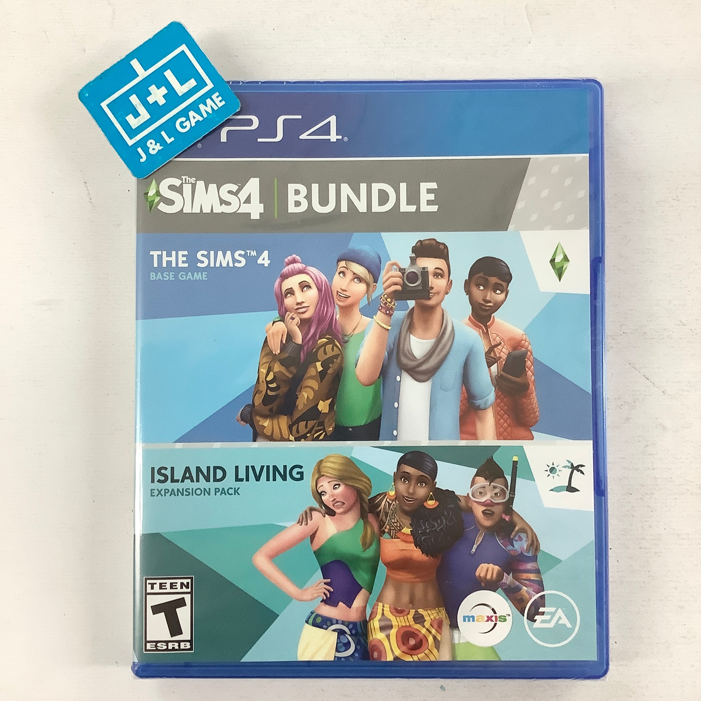 The Sims 4 Plus Island Living Bundle - (PS4) PlayStation 4 Video Games Electronic Arts