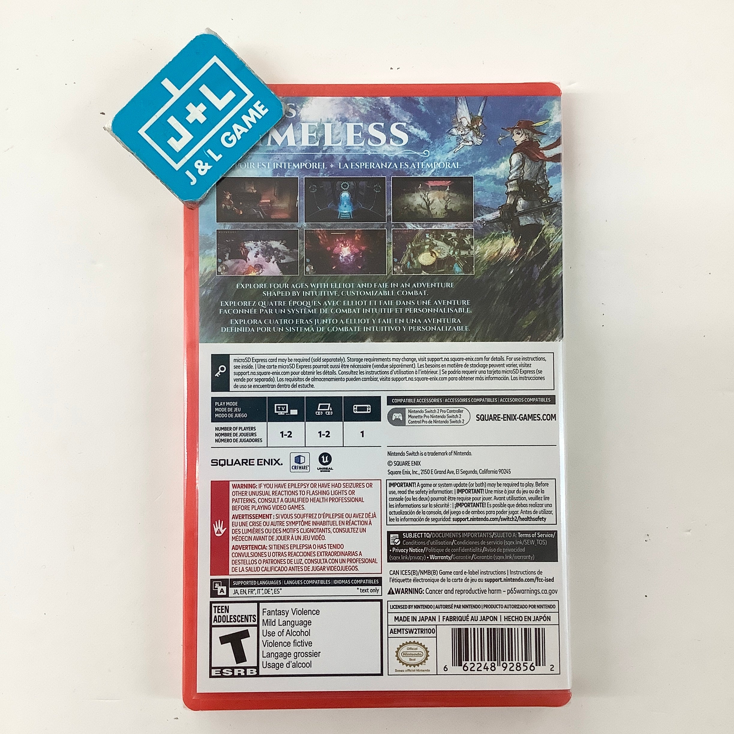 The Adventures of Elliot: The Millennium Tales - (NS2) Nintendo Switch 2 Video Games Square Enix