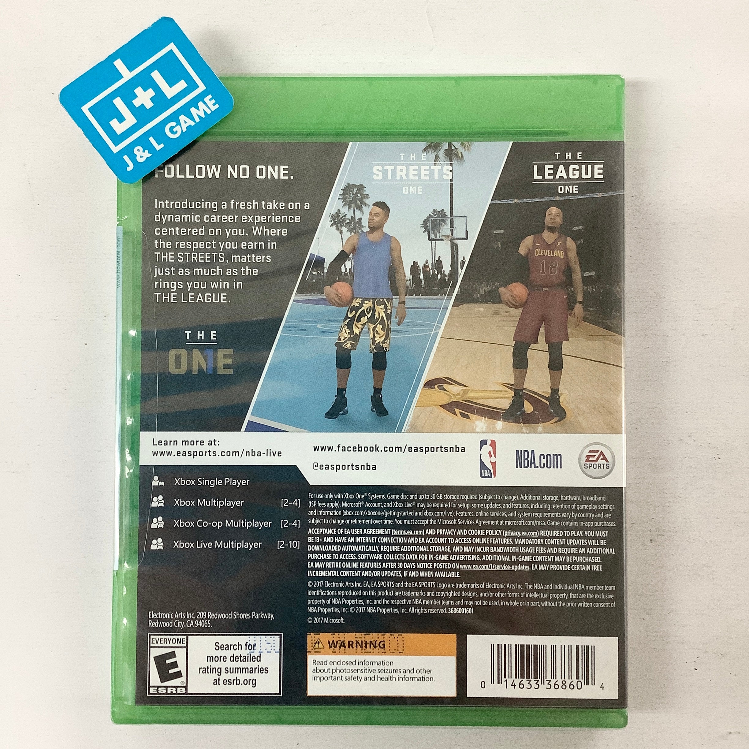 NBA Live 18 - (XB1) Xbox One | J&L Game