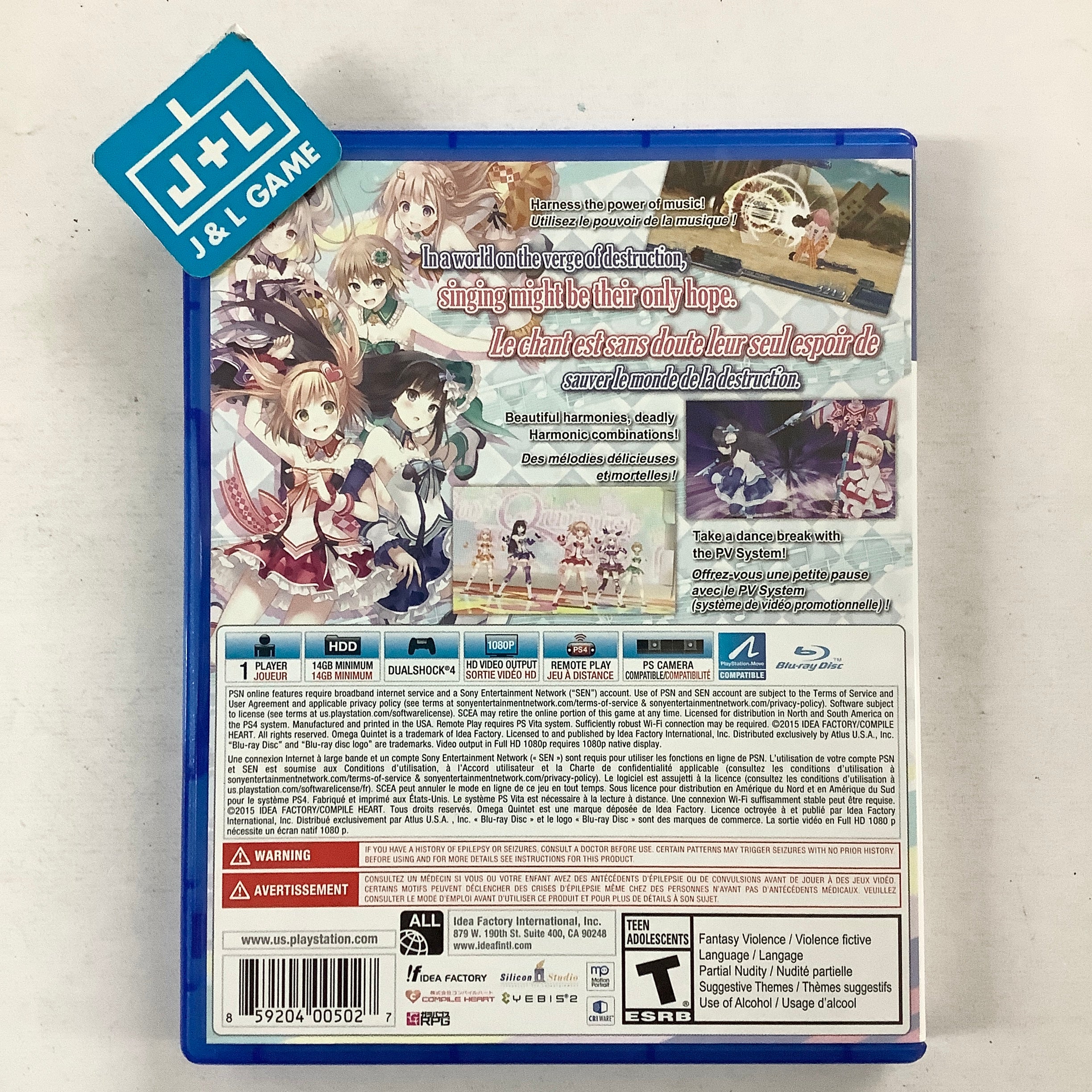 Omega Quintet - (PS4) PlayStation 4 [Pre-Owned] Video Games Idea Factory