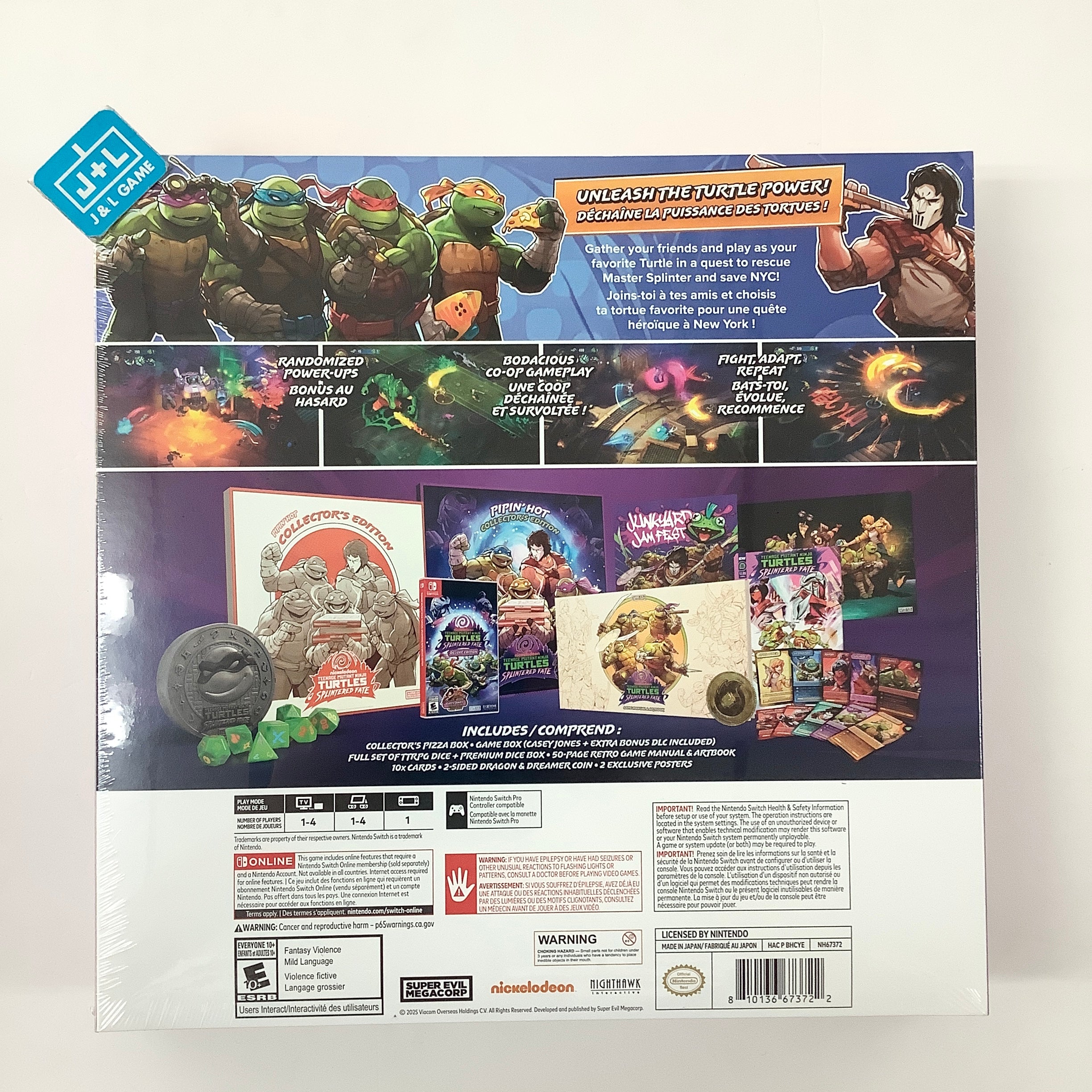 Teenage Mutant Ninja Turtles: Splintered Fate (Pipin' Hot Collector's Edition) - (NSW) Nintendo Switch