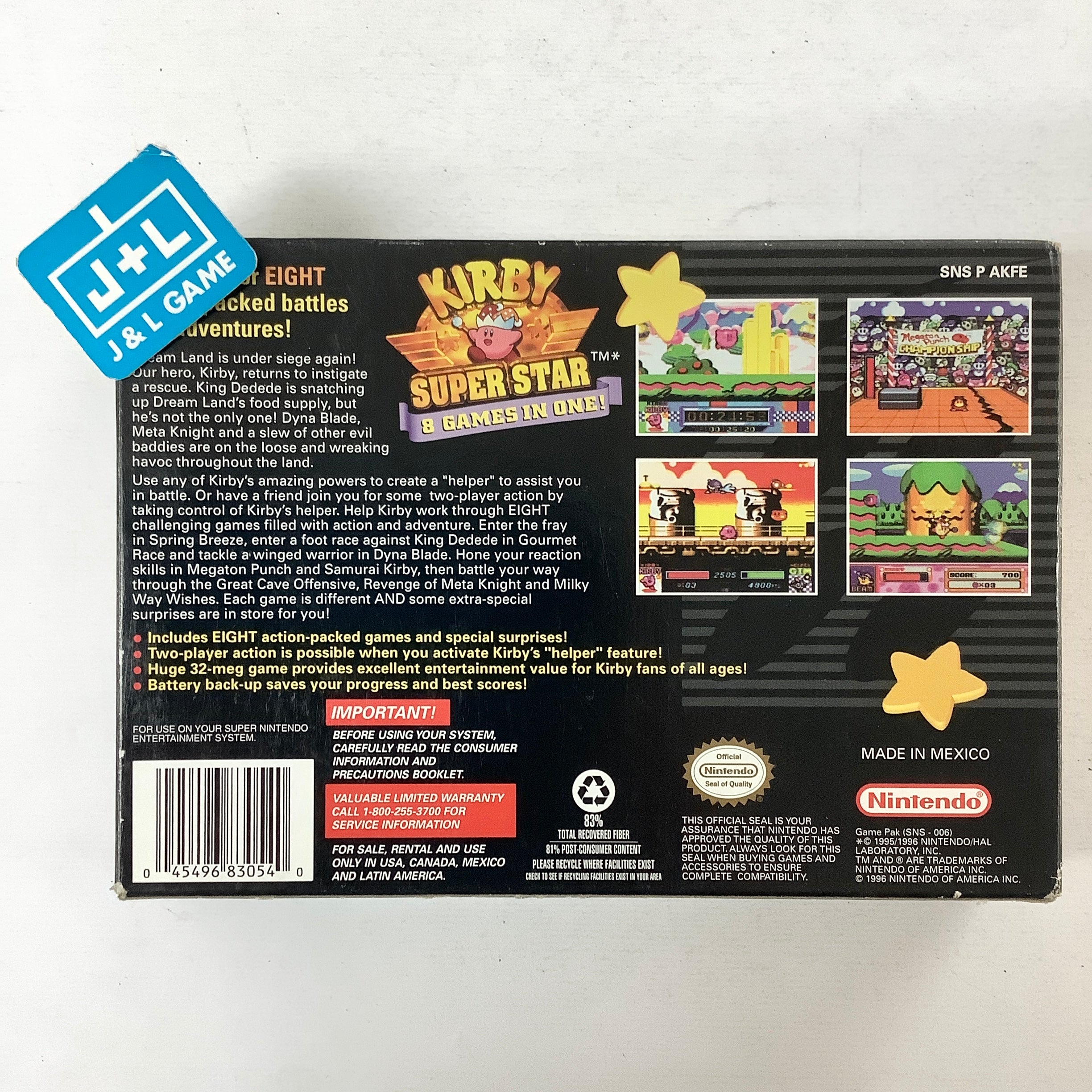 Kirby Super Star - (SNES) Super Nintendo [Pre-Owned] Video Games Nintendo   
