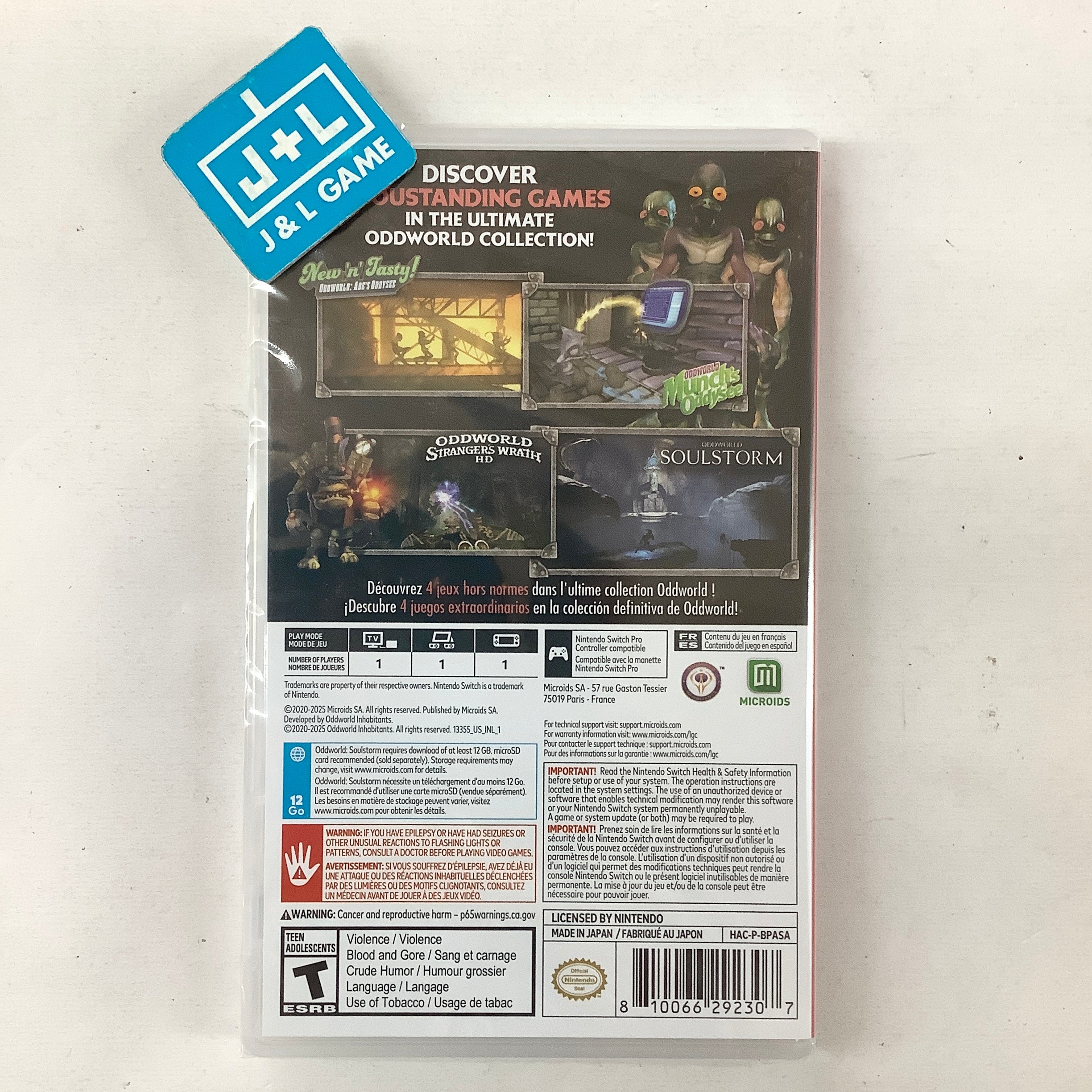 Oddworld Anthology: The Unlikely Heroes Collection - (NSW) Nintendo Switch Video Games Microids