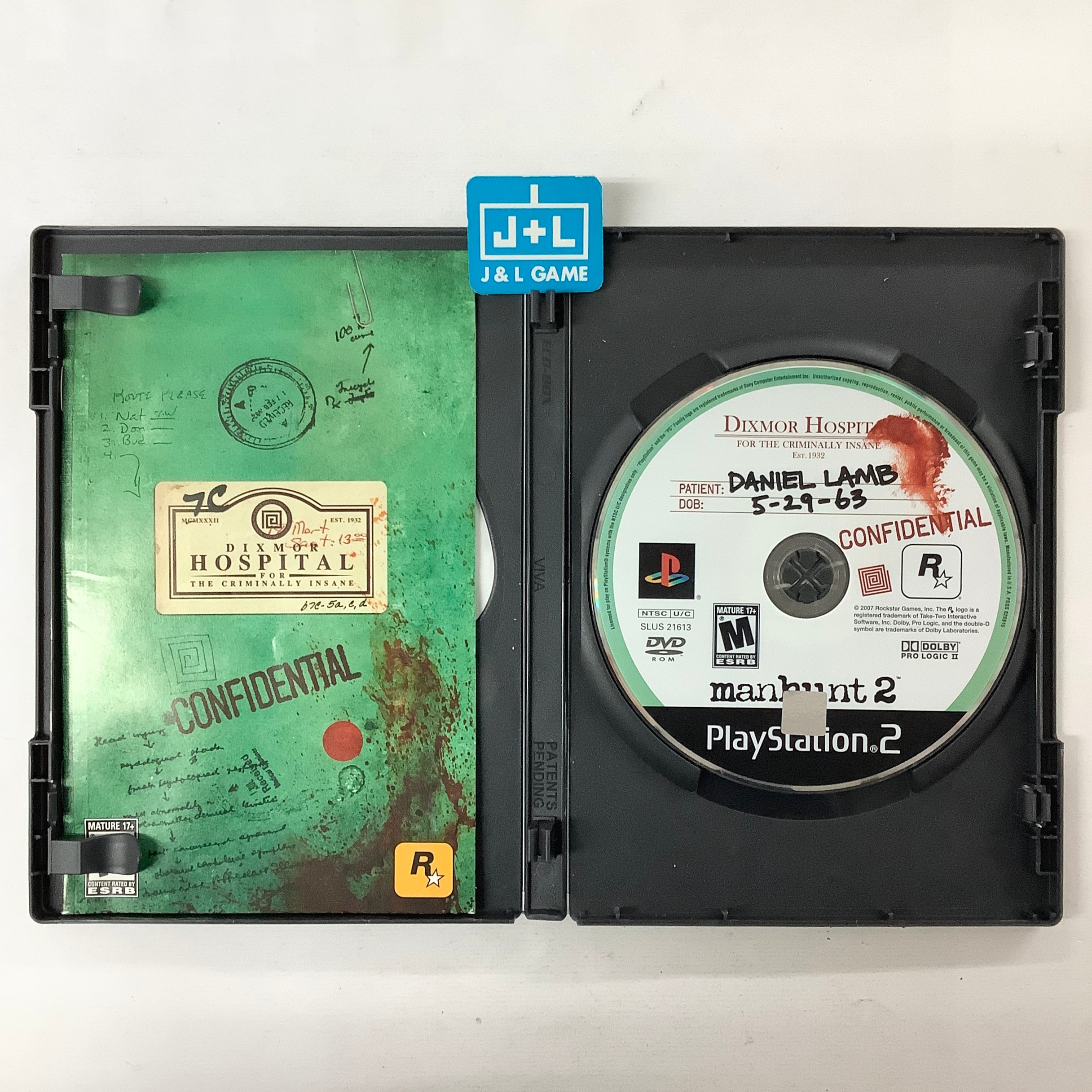 Manhunt 2 - Jogo Dvd Patch Ps2 Playstation 2 Em Português | Shopee Brasil Manhunt 2 - Jogo Dvd Patch Ps2 Playstation 2 Em Português | Shopee Brasil