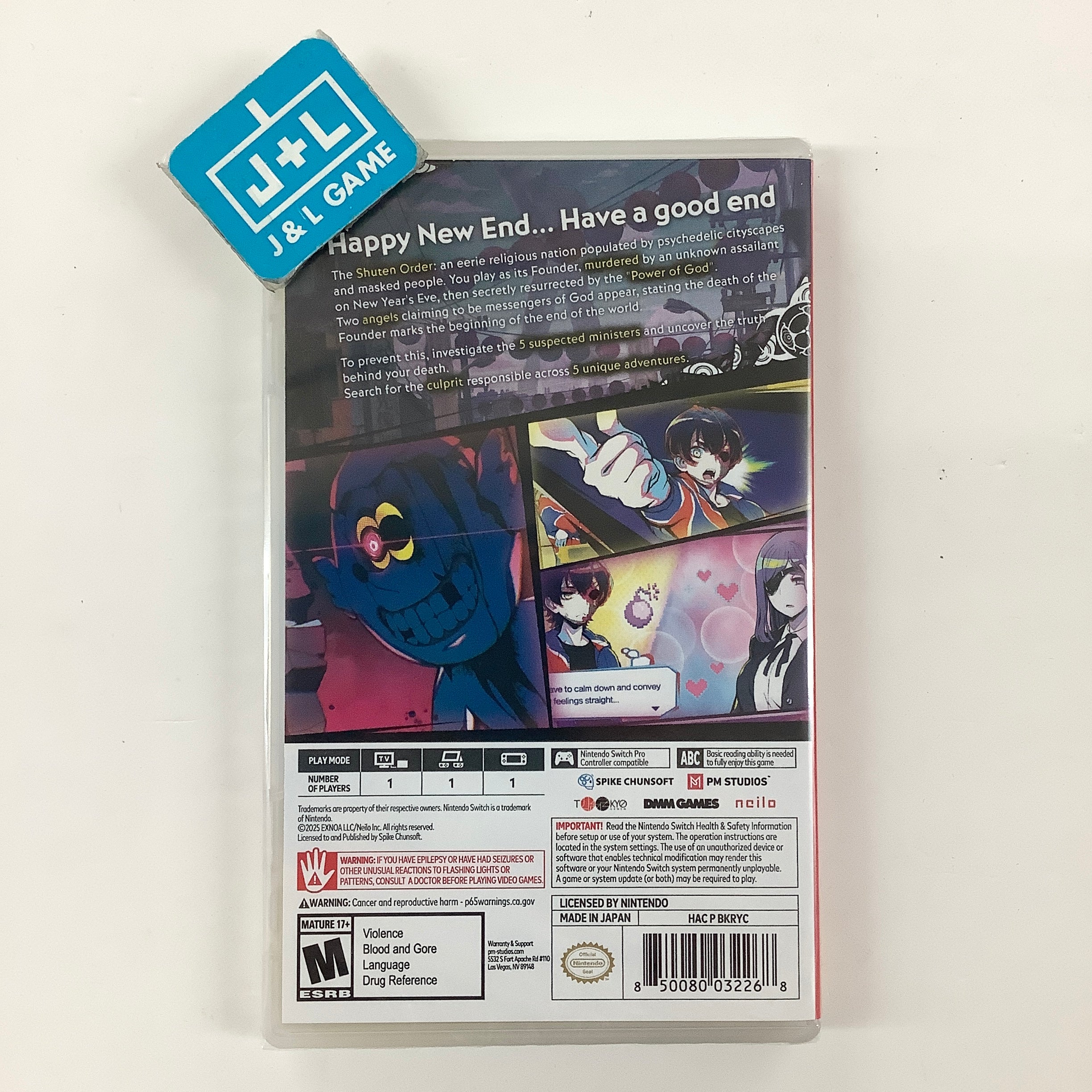 Shuten Order - (NSW) Nintendo Switch Video Games Spike Chunsoft