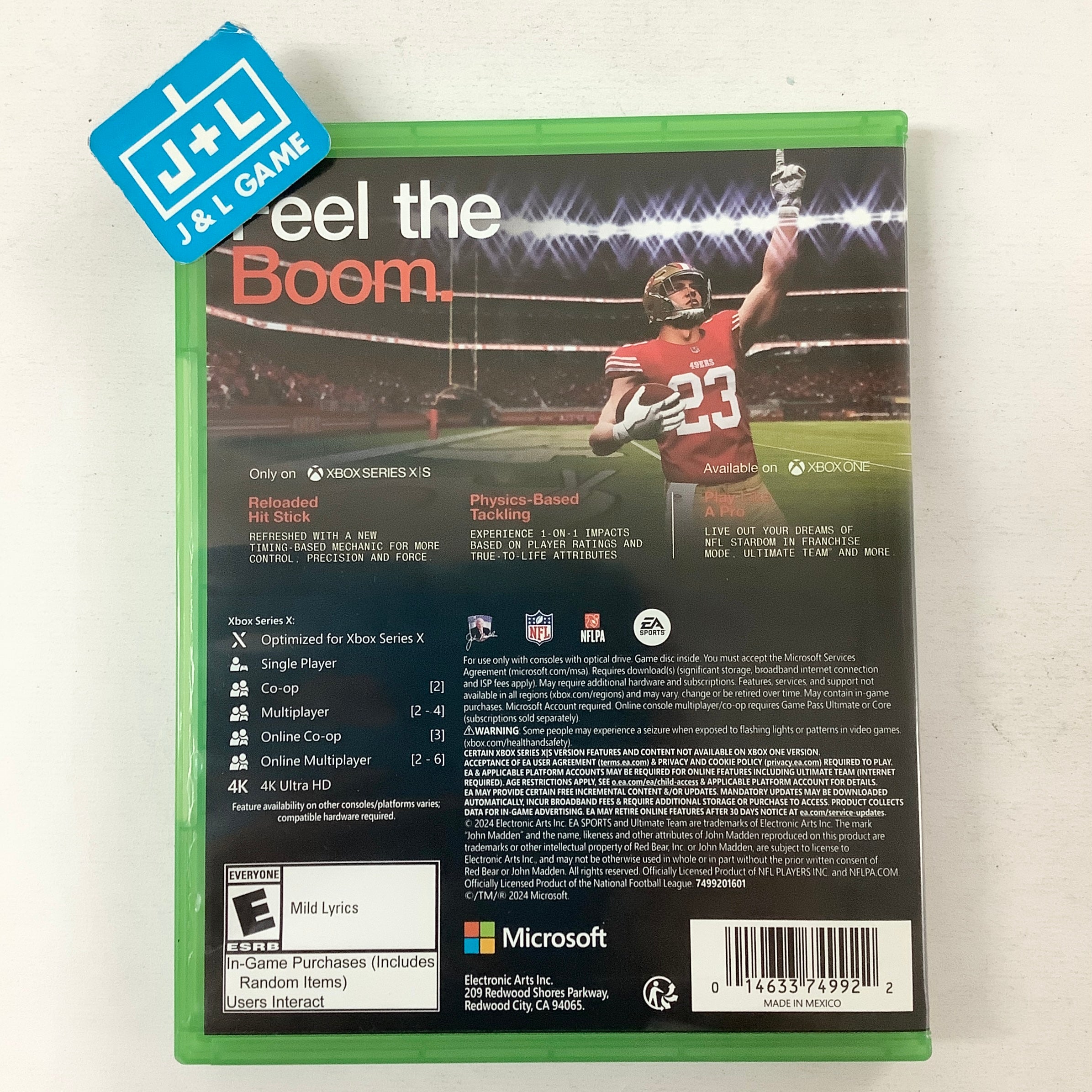 Madden NFL 25 - (XSX) Xbox Series X [Pre-Owned] Video Games Electronic Arts   