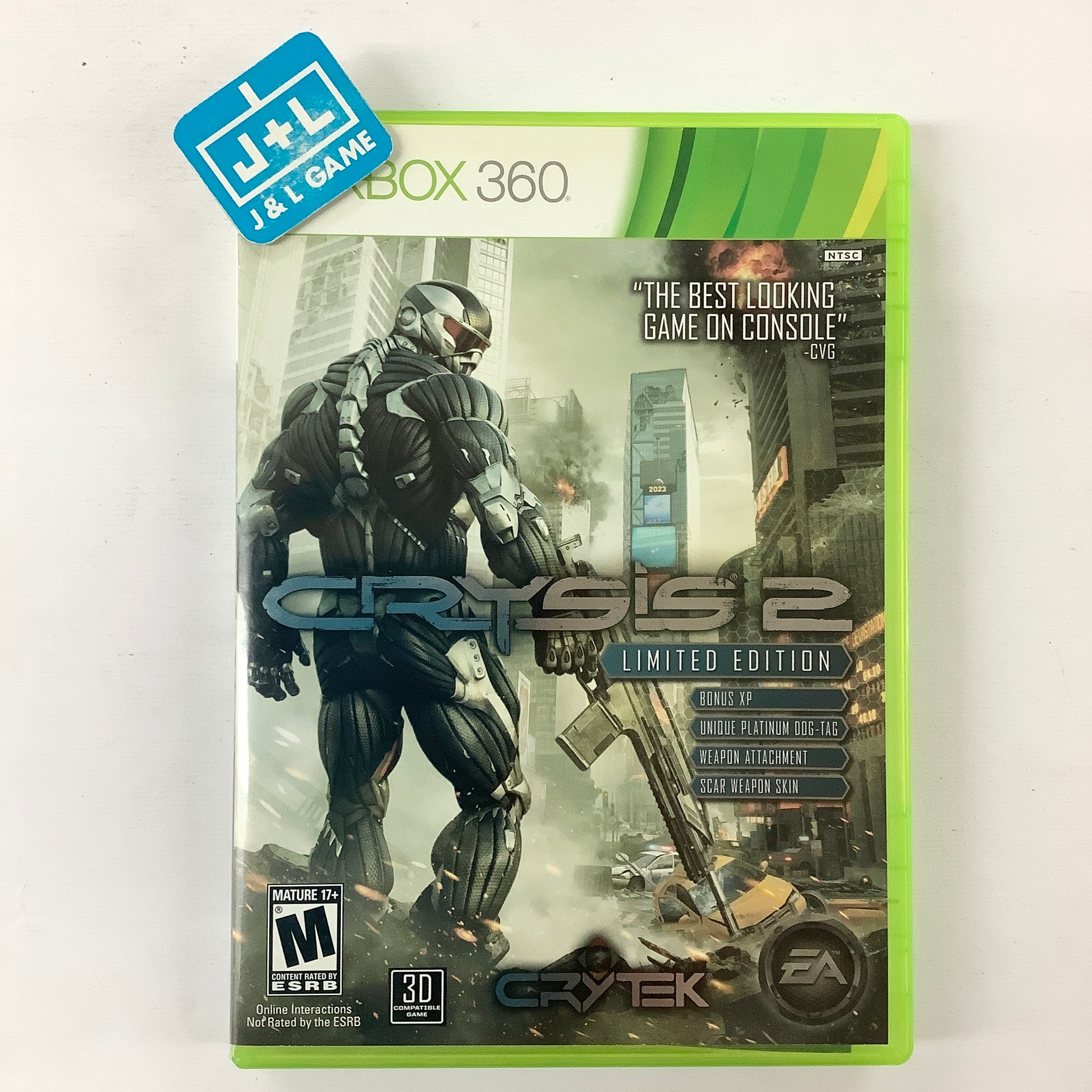 Crysis 2 (Limited Edition) - Xbox 360 [Pre-Owned] Video Games EA Games   