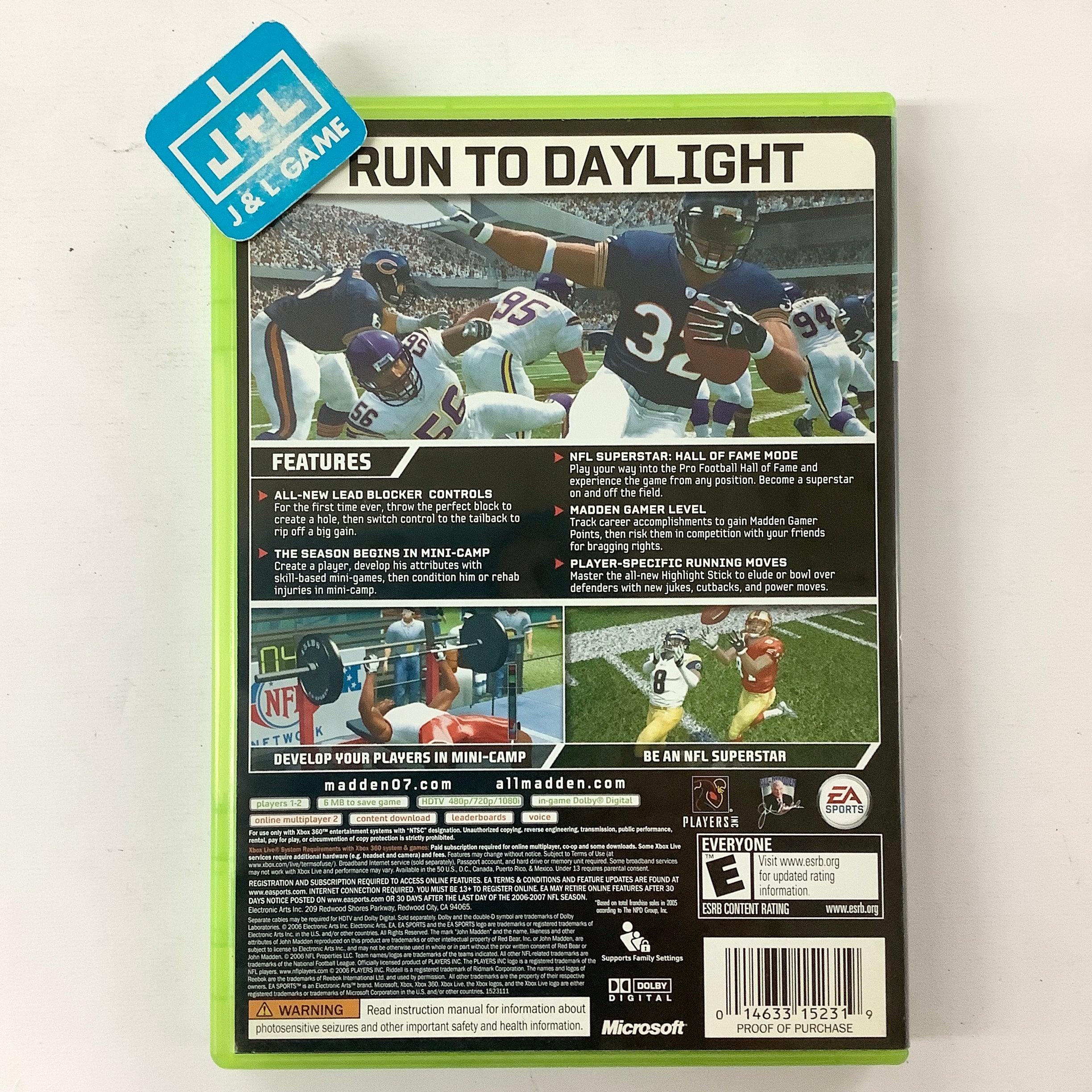 Madden NFL 07 - Xbox 360 [Pre-Owned] Video Games EA Sports   