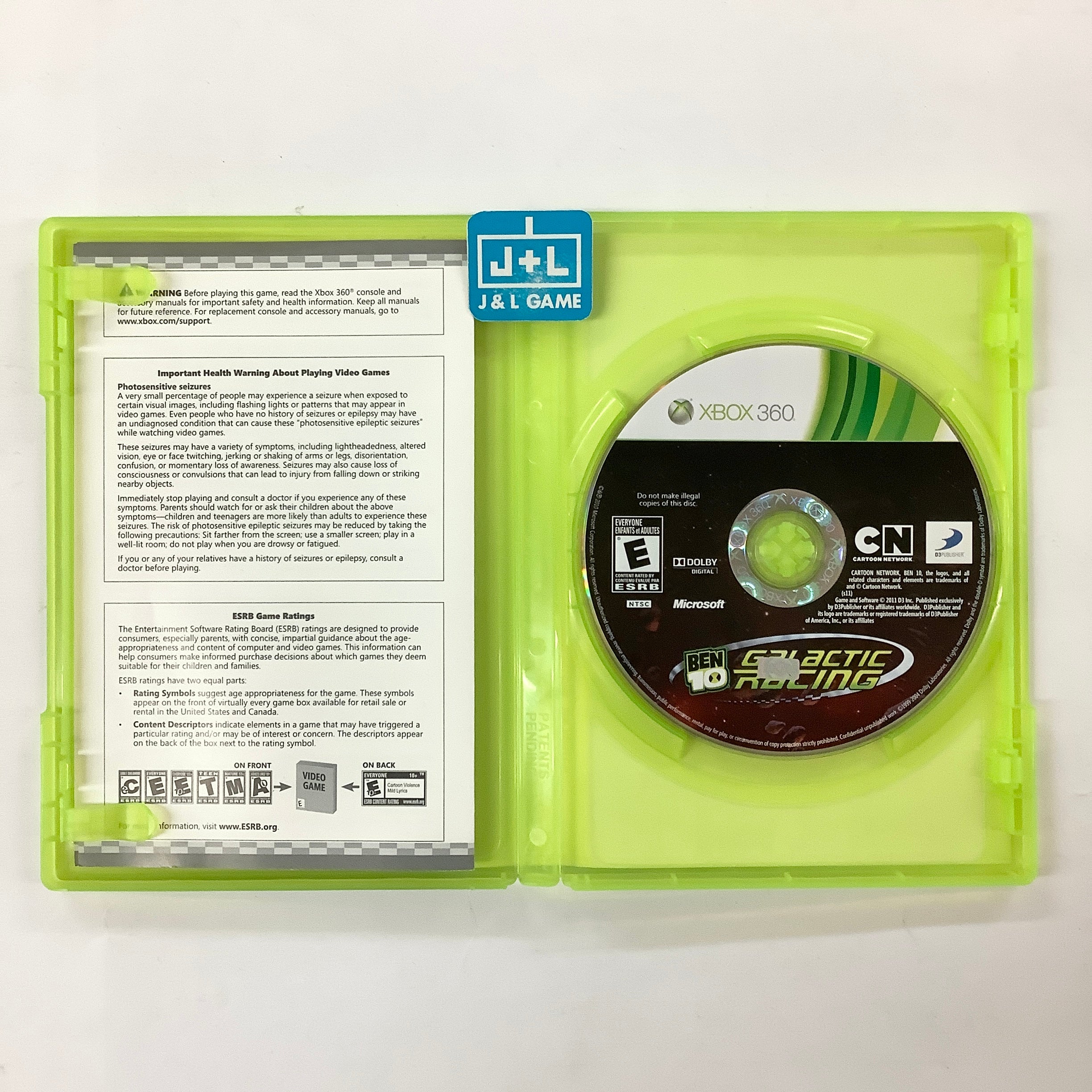 Ben 10: Galactic Racing - Xbox 360 [Pre-Owned] Video Games D3Publisher   