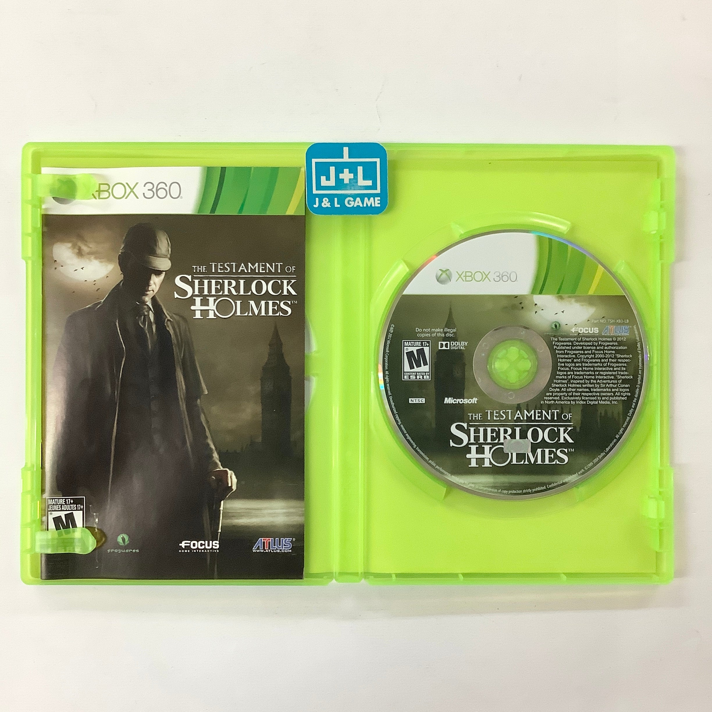 The Testament of Sherlock Holmes - Xbox 360 [Pre-Owned] Video Games Atlus   