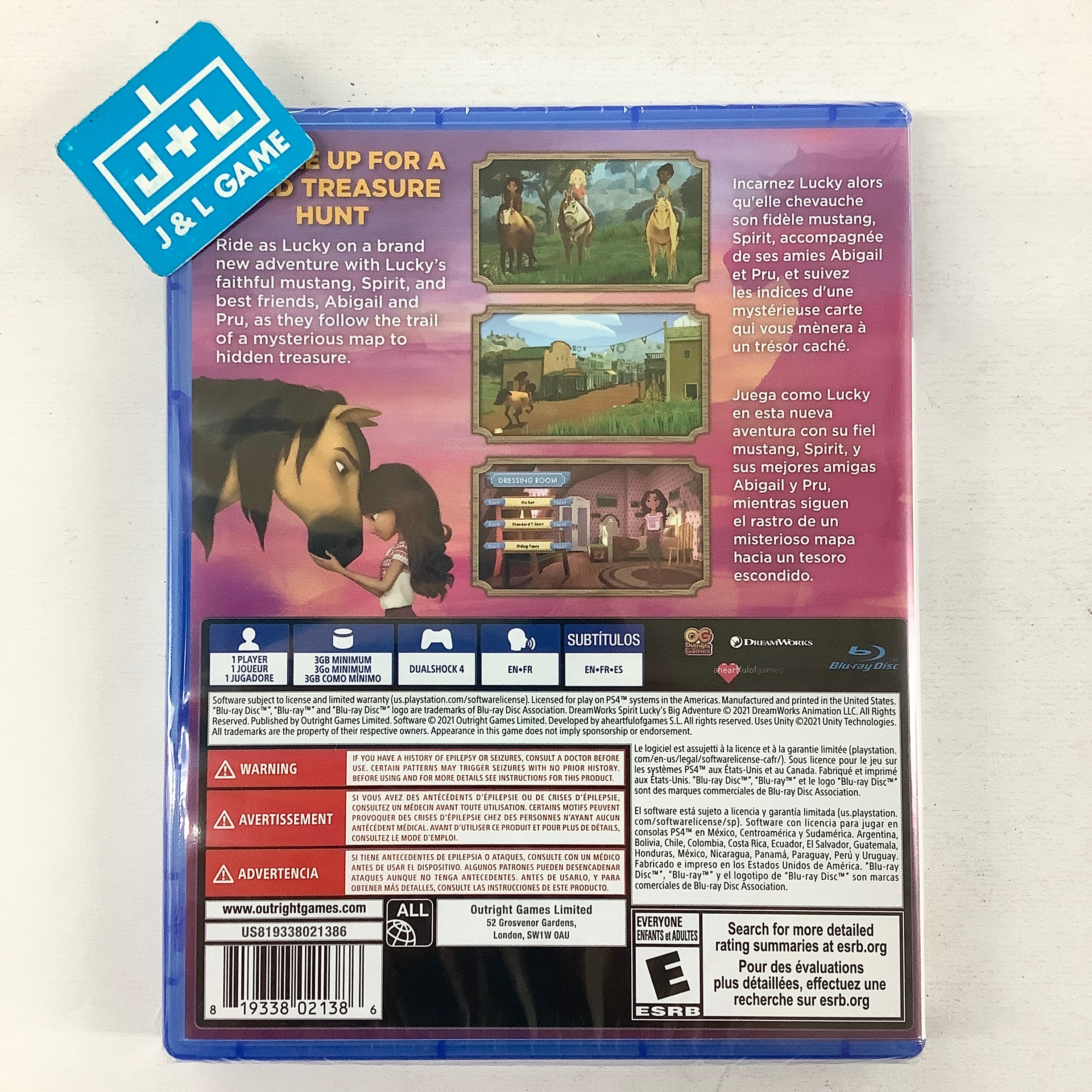 Spirit Lucky's Big Adventure - (PS4) PlayStation 4 Video Games Outright Games