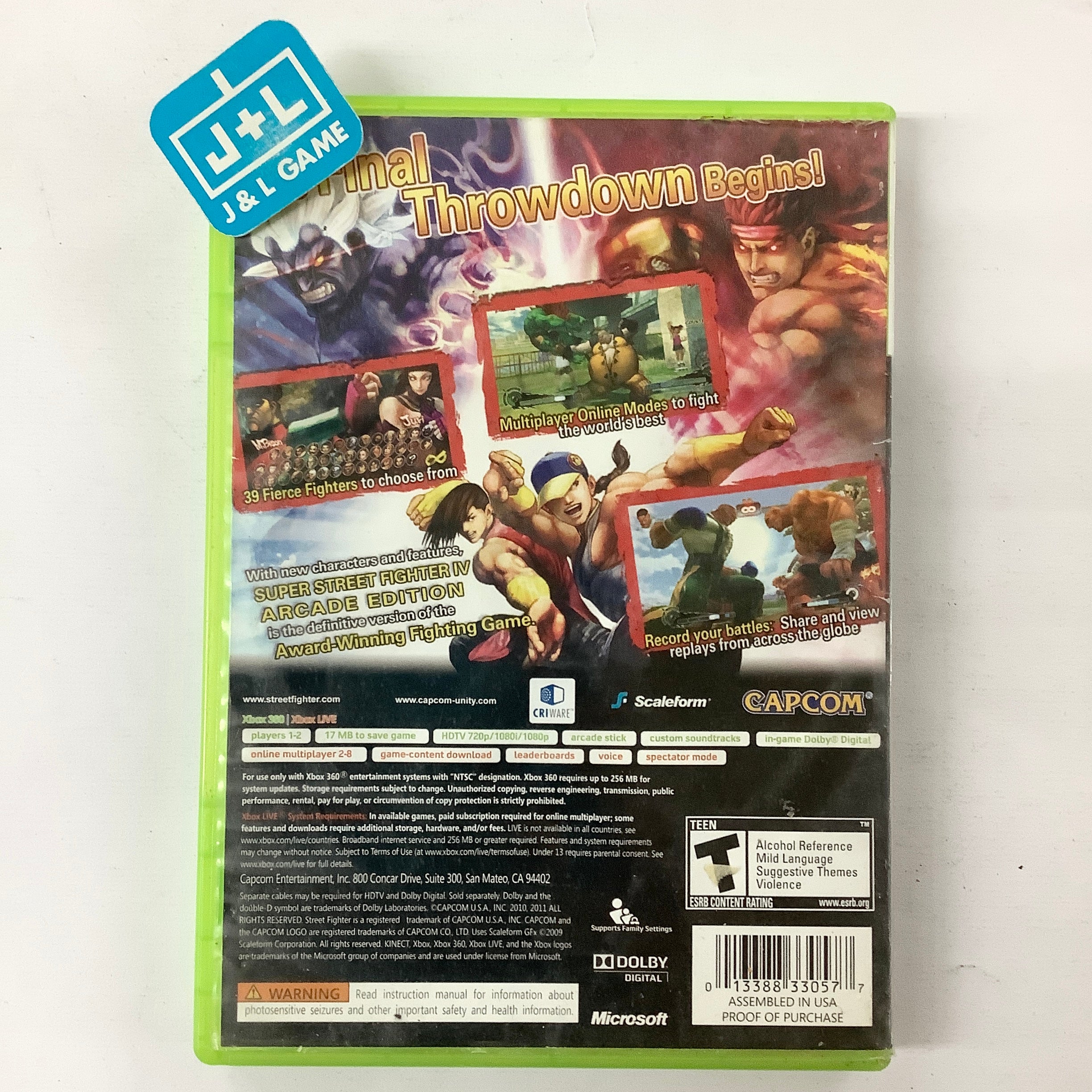 Super Street Fighter IV: Arcade Edition - Xbox 360 [Pre-Owned