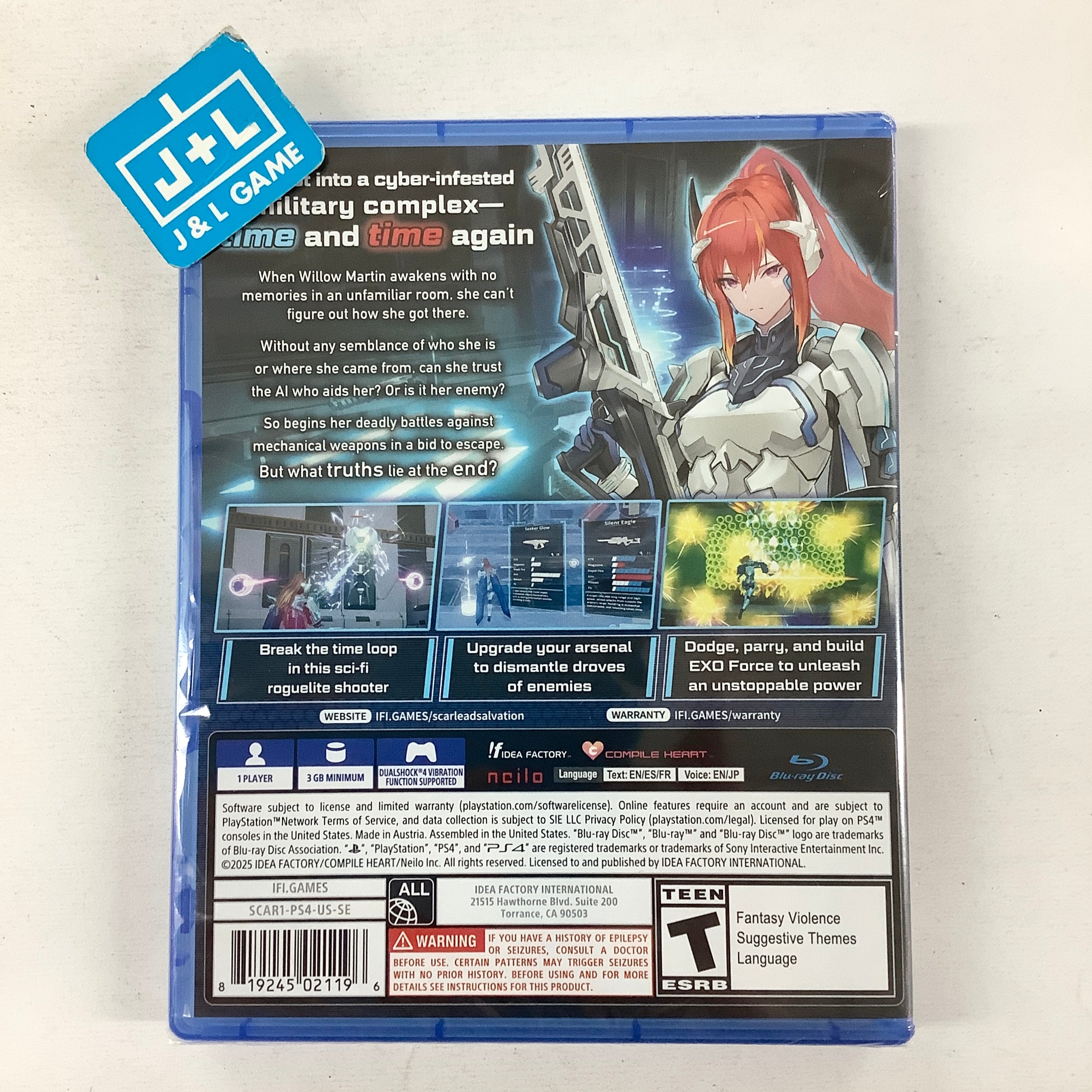 Scar-Lead Salvation - (PS4) PlayStation 4 Video Games Idea Factory