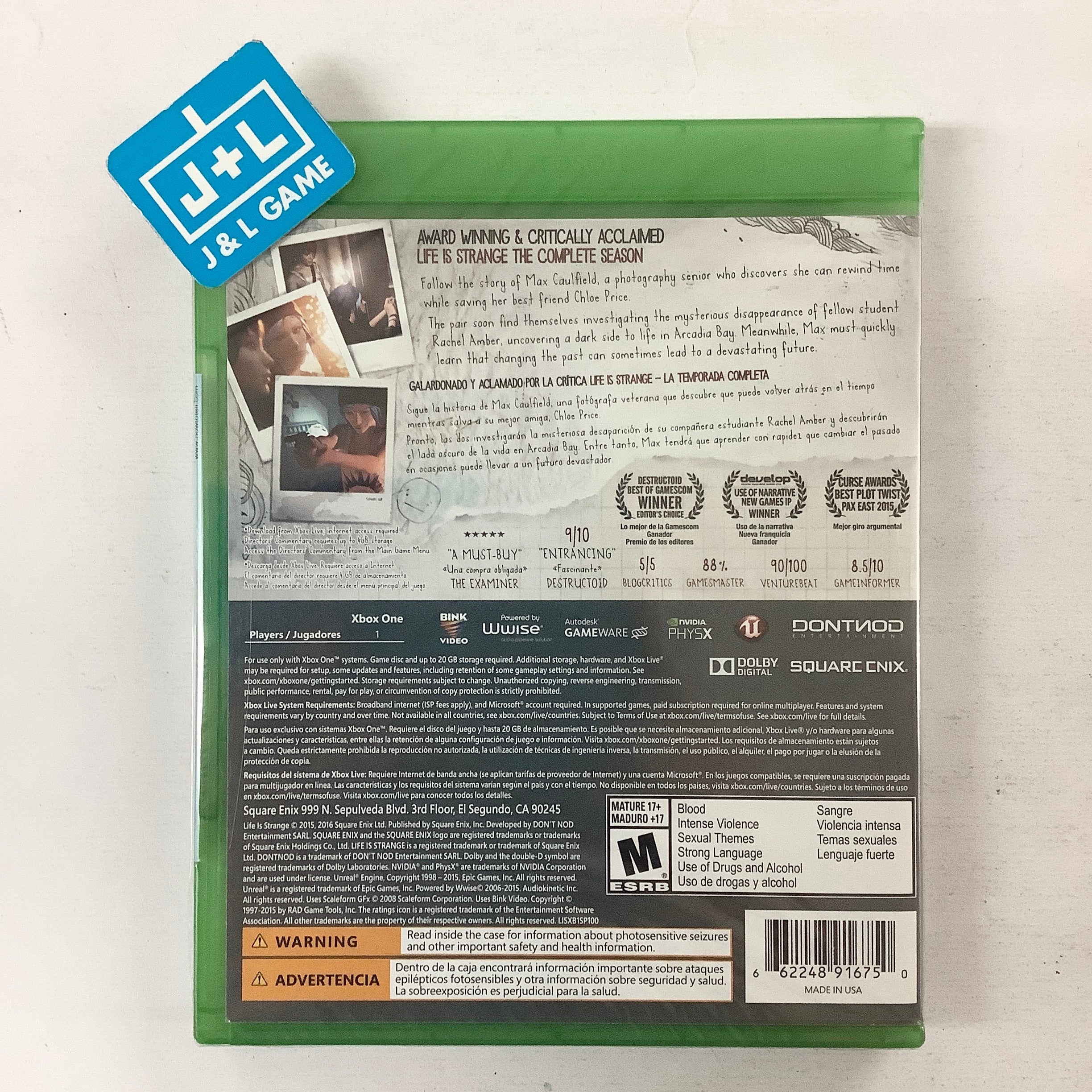 Life is Strange - (XB1) Xbox One | J&L Game