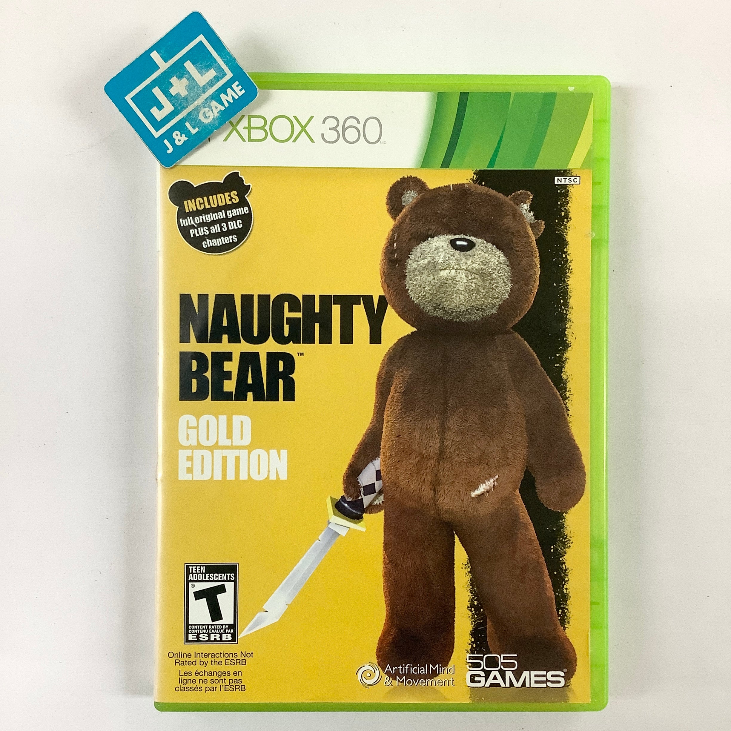 Naughty Bear (Gold Edition) - Xbox 360 [Pre-Owned] Video Games 505 Games   