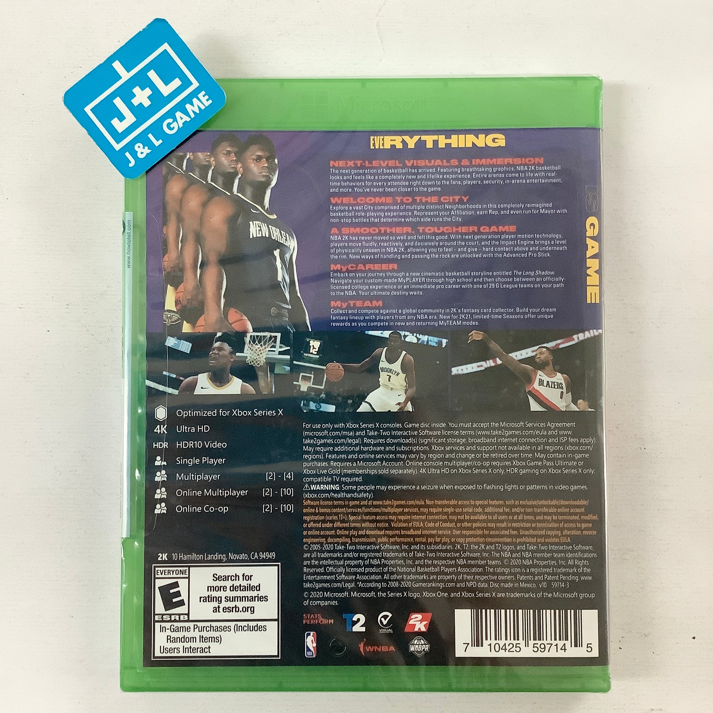NBA 2K21 - (XSX) Xbox Series X Video Games 2K   
