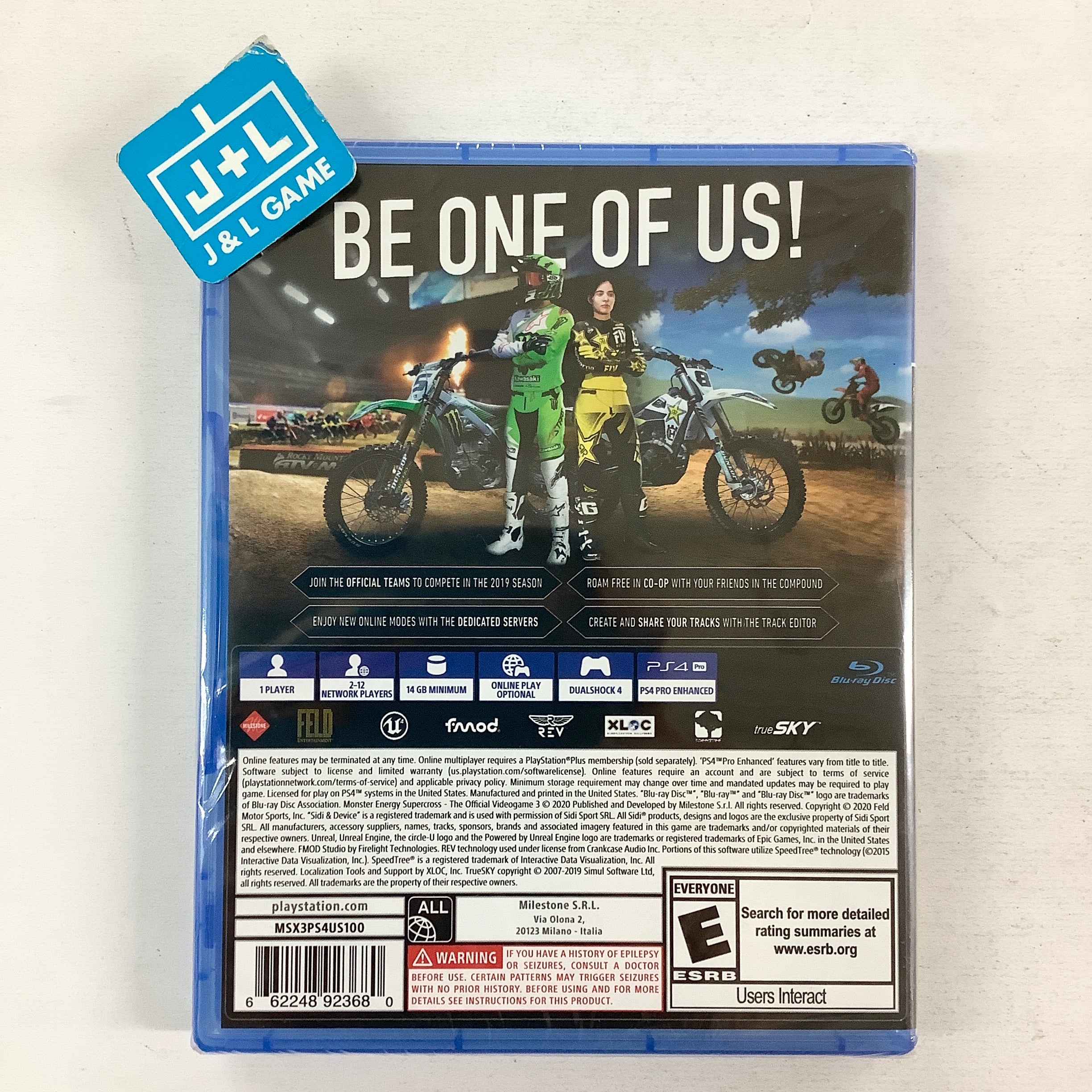 Monster Energy Supercross - The Official Videogame 3 - (PS4) PlayStation 4 Video Games Milestone S.r.l
