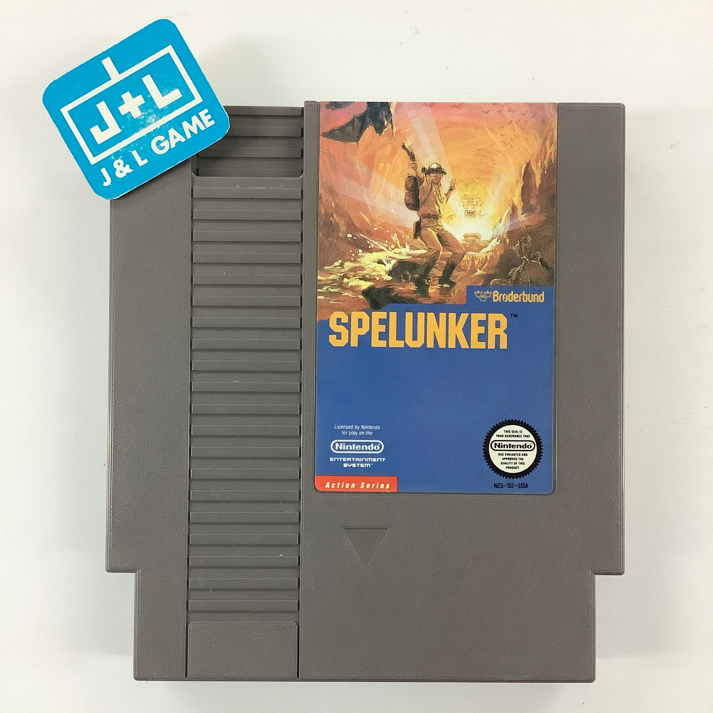 Spelunker - (NES) Nintendo Entertainment System [Pre-Owned] Video Games Broderbund   