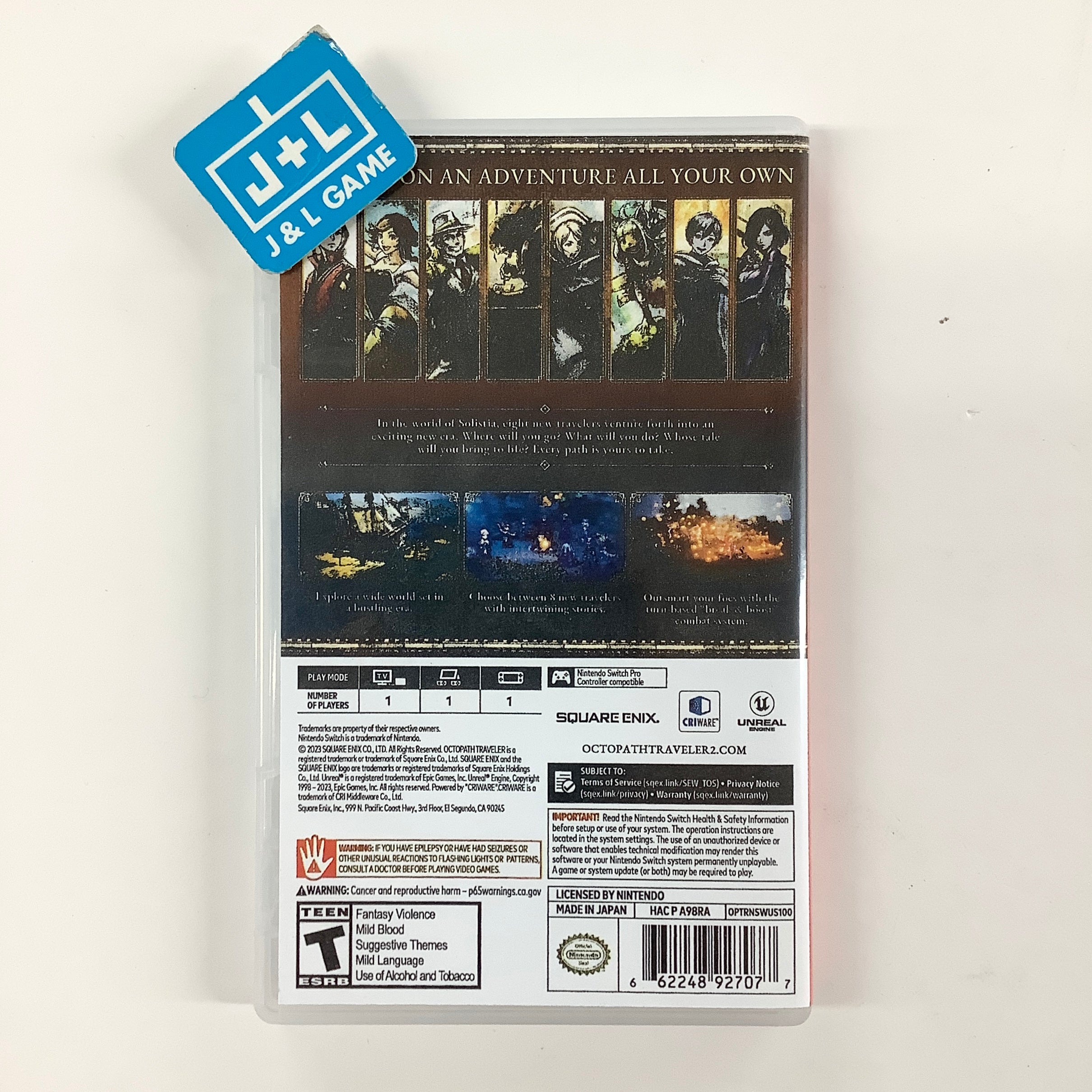 Octopath Traveler II - (NSW) Nintendo Switch [Pre-Owned] Video Games Square Enix
