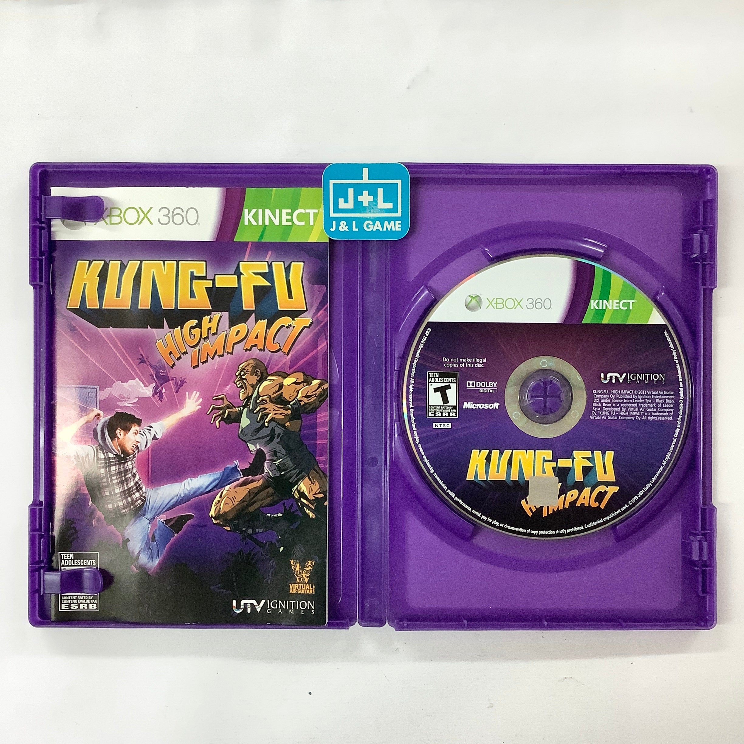 Kung-Fu High Impact (Kinect Required) - Xbox 360 [Pre-Owned] | J&L