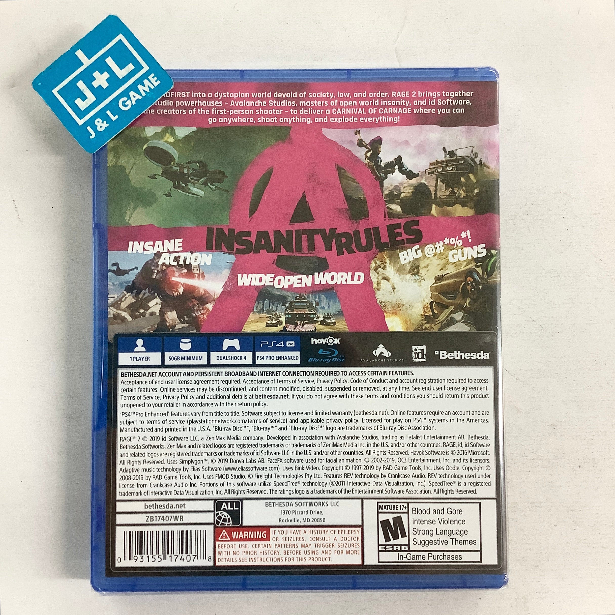 Rage 2 - (PS4) PlayStation 4 Video Games Bethesda