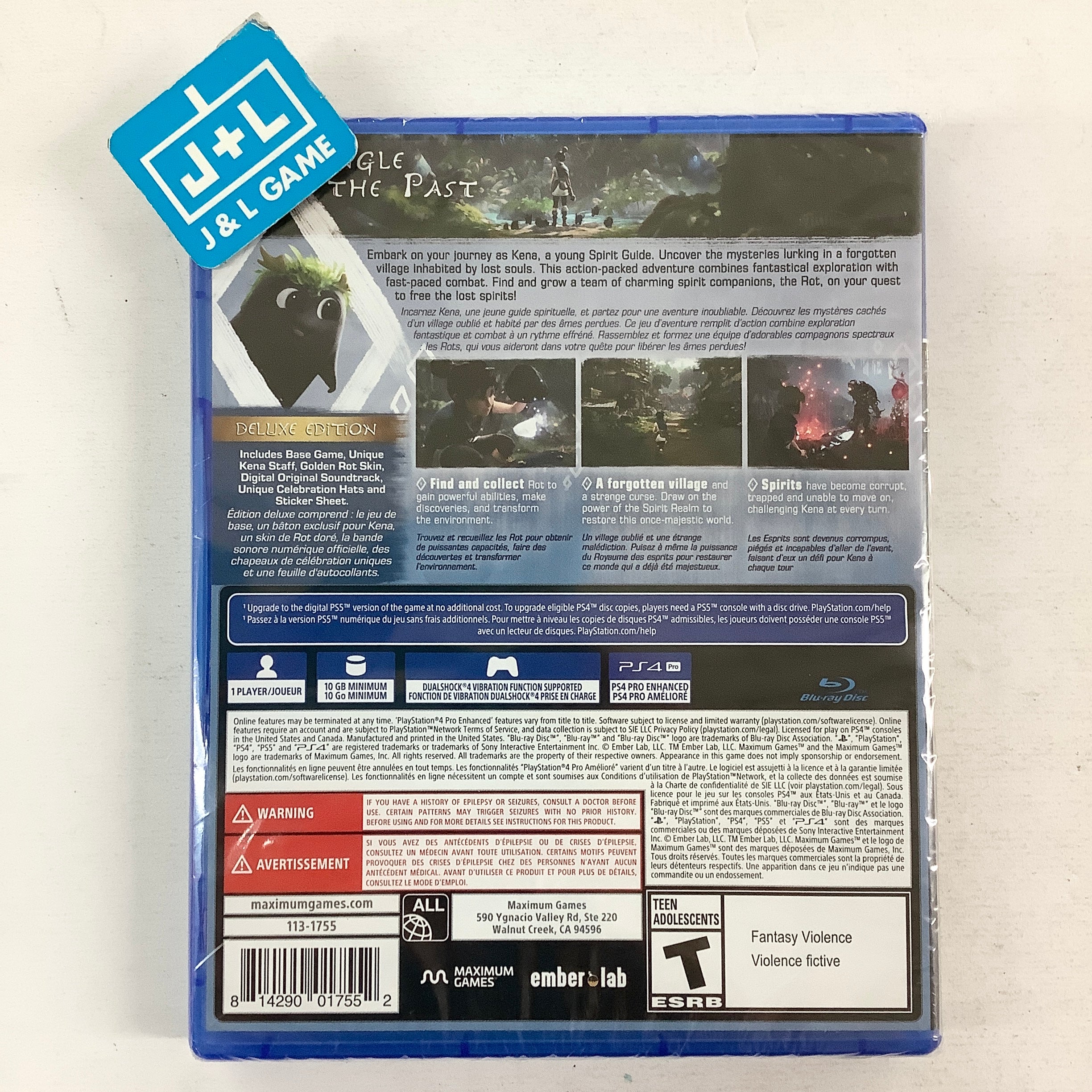 Kena: Bridge of Spirits (Deluxe Edition) - (PS4) PlayStation 4 Video Games Maximum Games