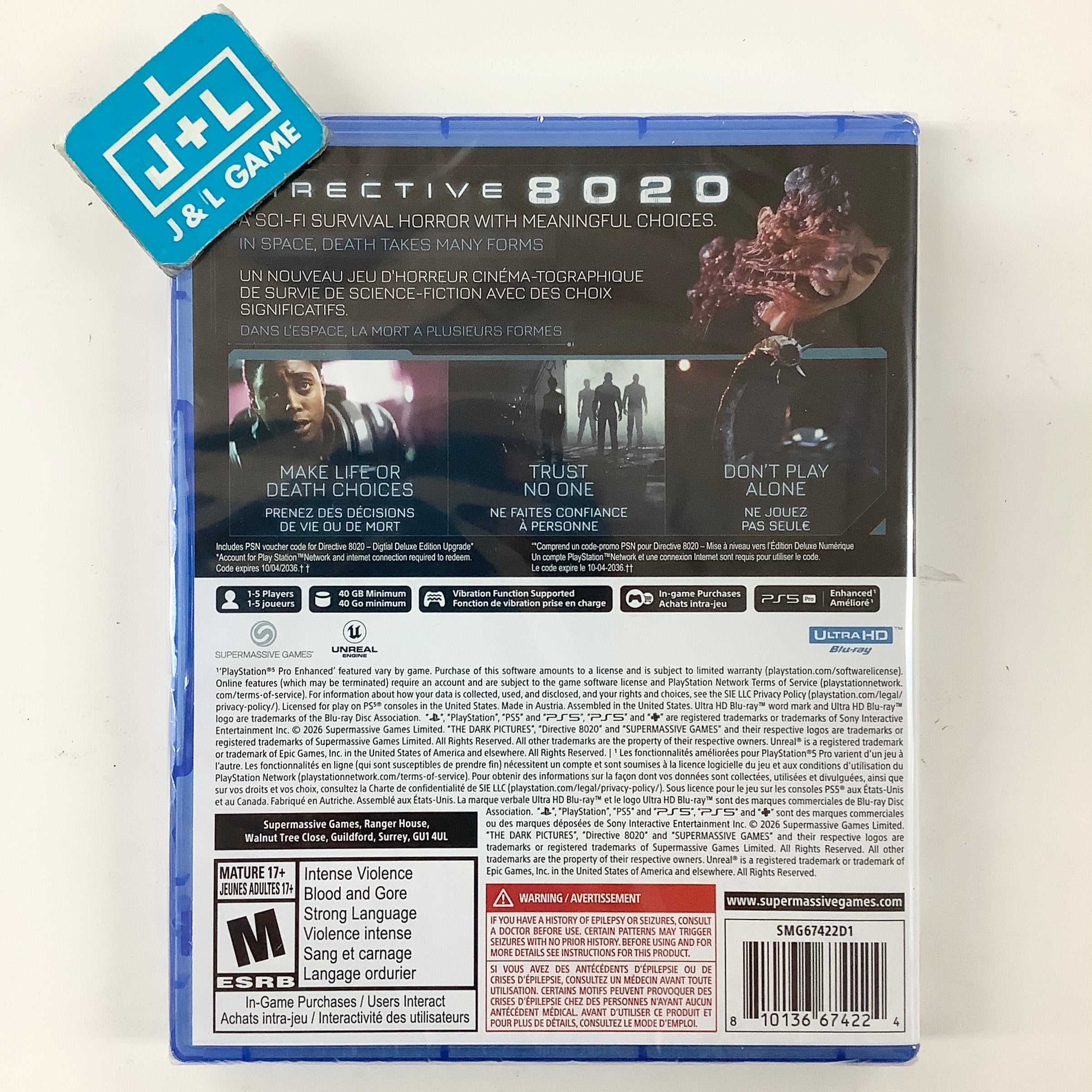 Directive 8020 (Deluxe Edition) - (PS5) PlayStation 5 Video Games Supermassive Games