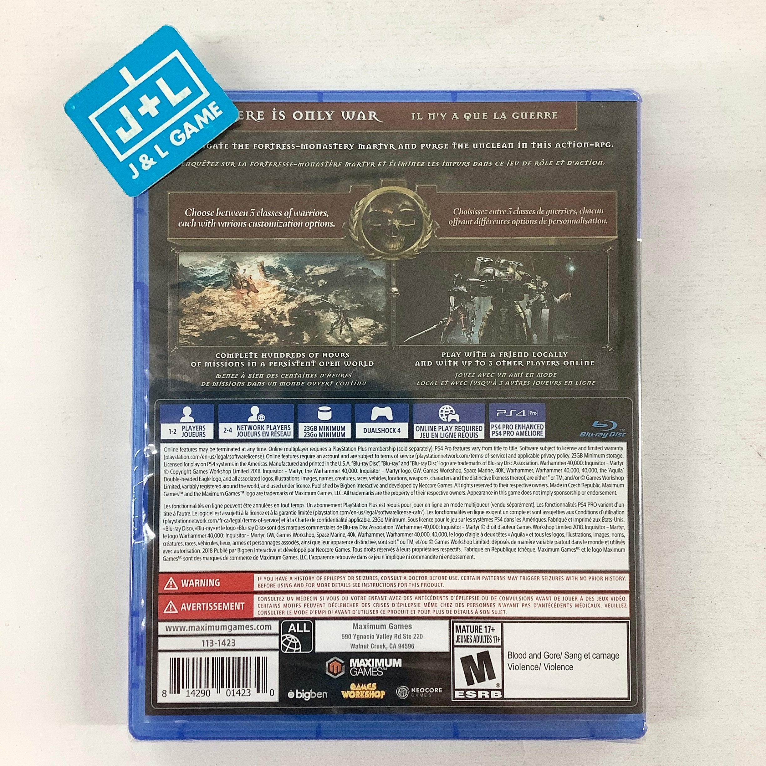 Warhammer 40,000: Inquisitor - Martyr - (PS4) PlayStation 4 Video Games Bigben Interactive