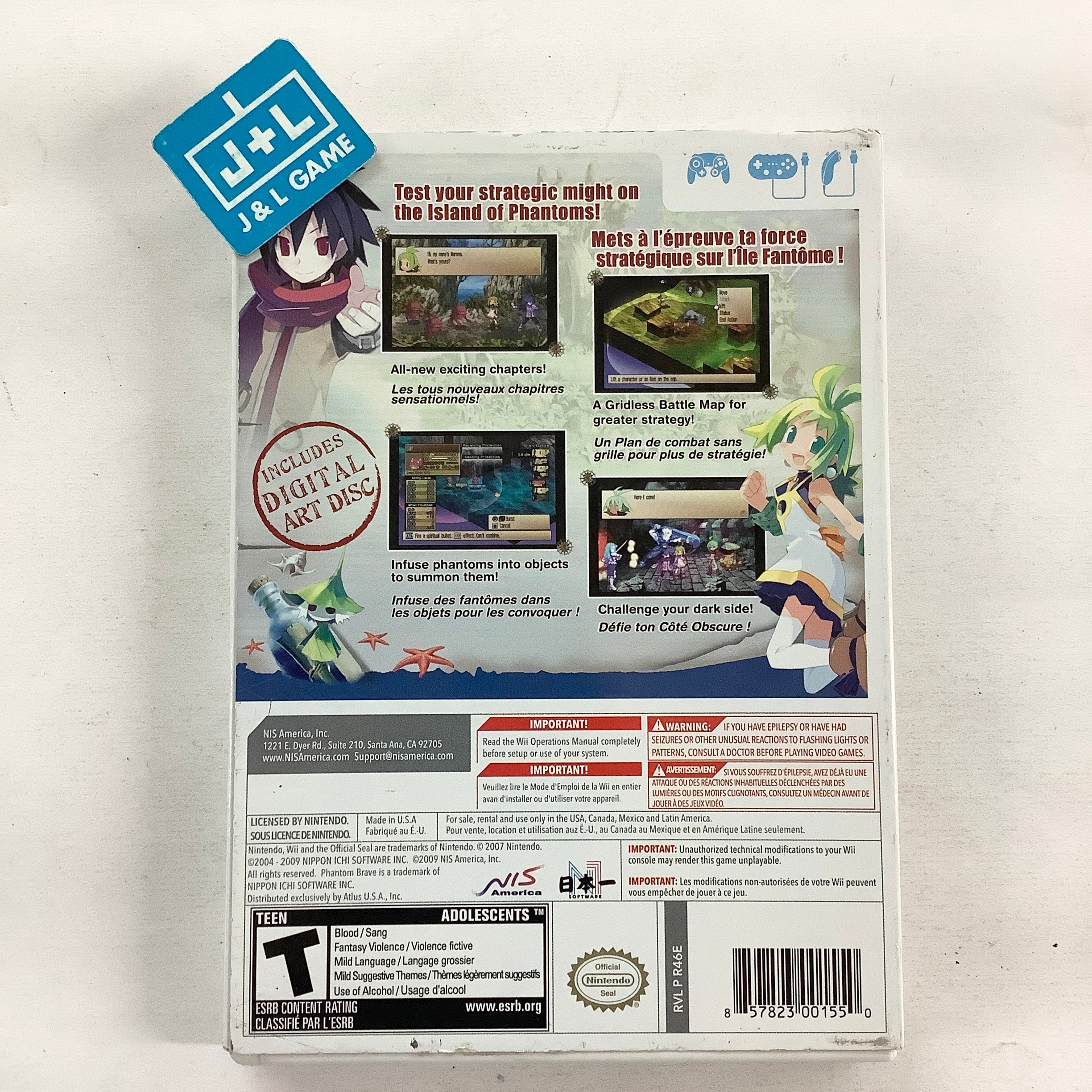 Phantom Brave: We Meet Again - Nintendo Wii [Pre-Owned] Video Games NIS America