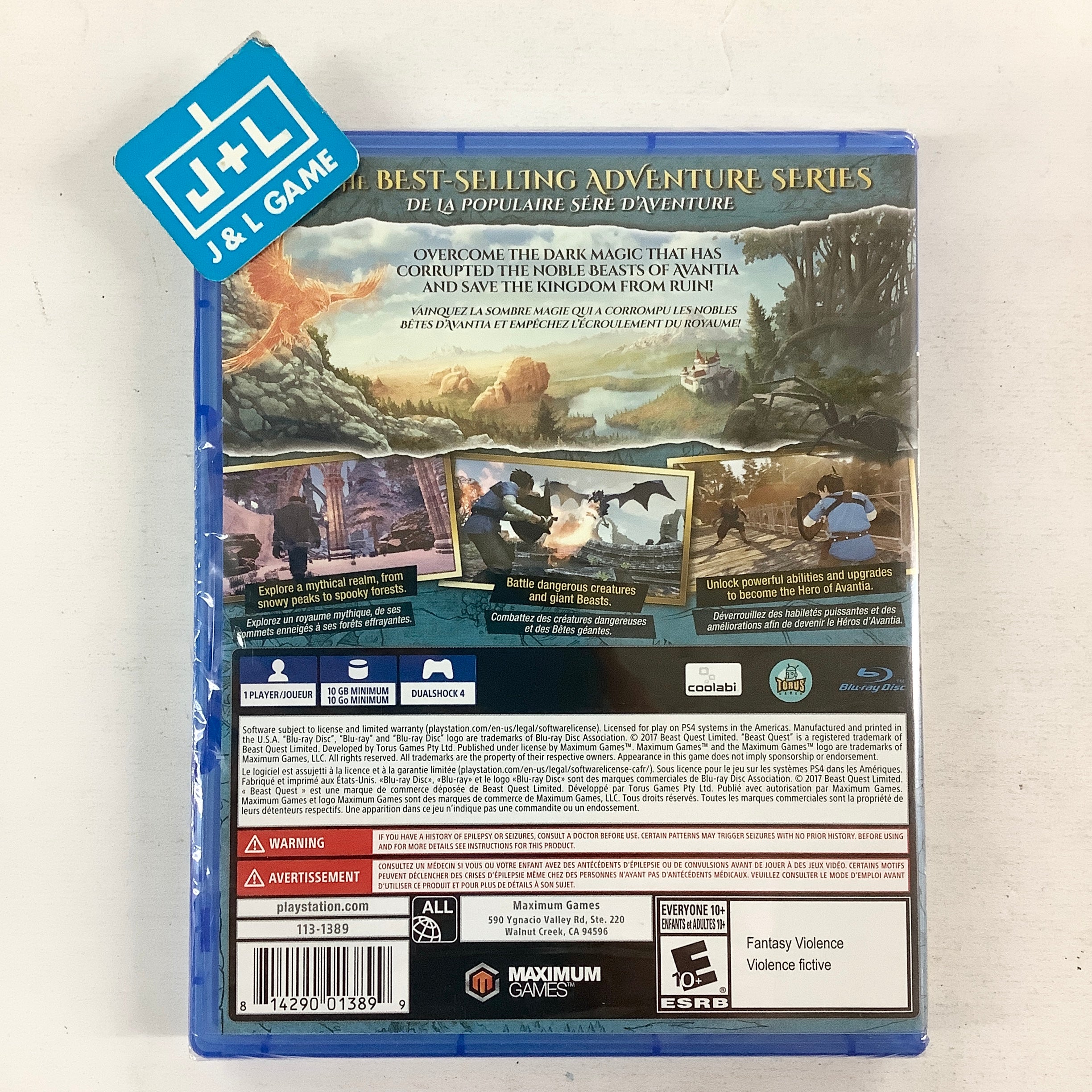 Beast Quest - (PS4) PlayStation 4 Video Games Maximum Games