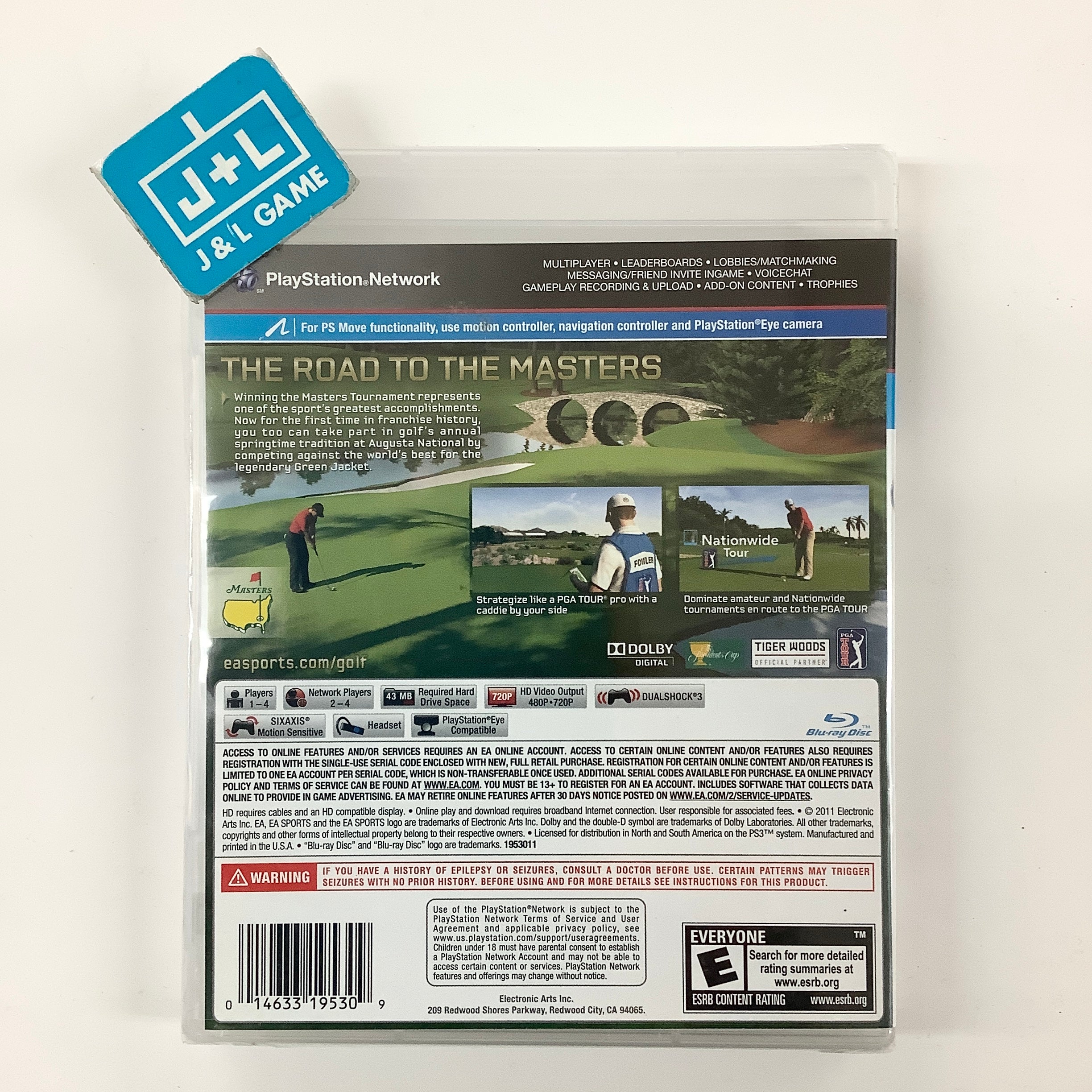 Tiger Woods PGA Tour 12: The Masters - (PS3) PlayStation 3