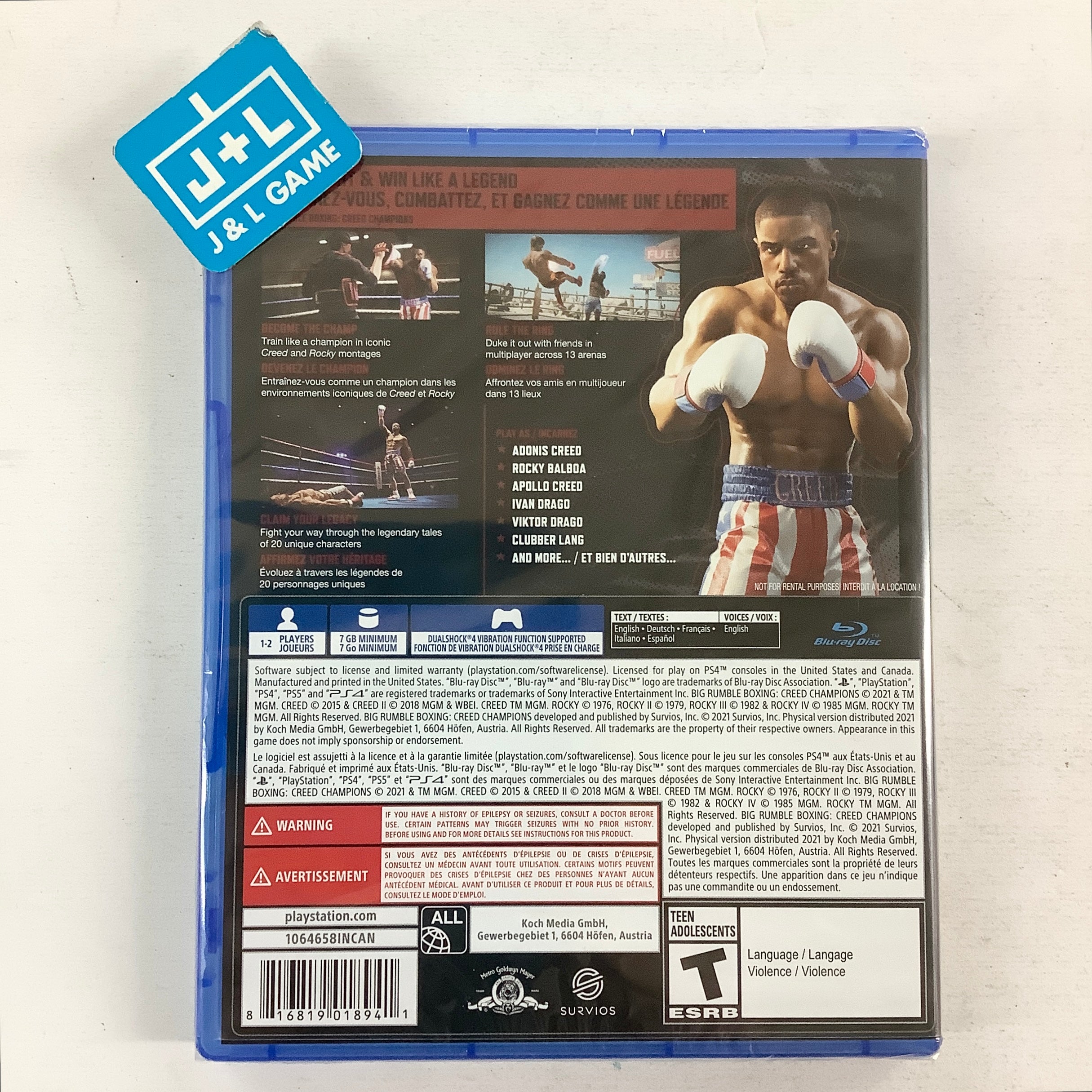 Big Rumble Boxing: Creed Champions - (PS4) PlayStation 4 | J&L Game