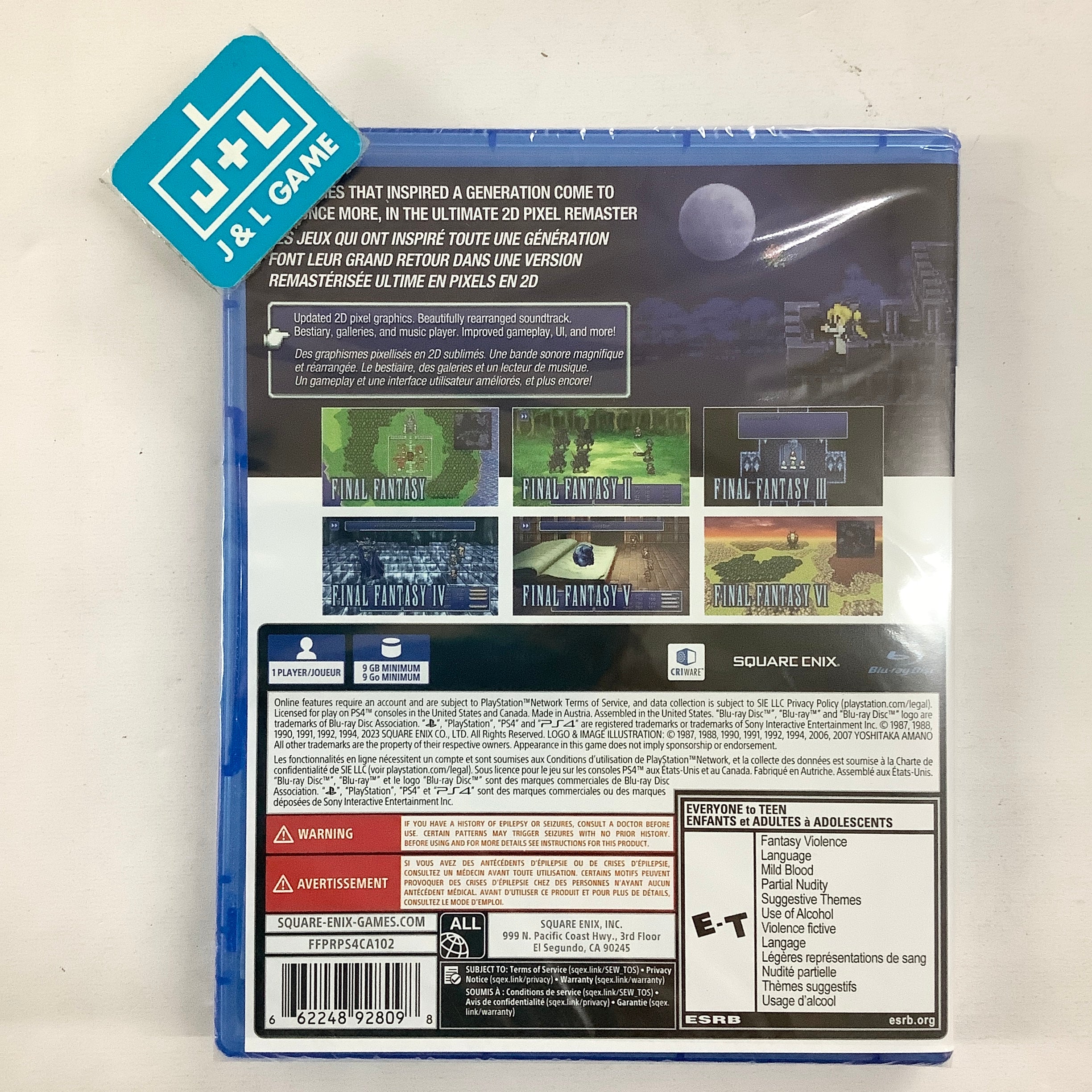 FINAL FANTASY I-VI COLLECTION ANNIVERSARY EDITION | Square
