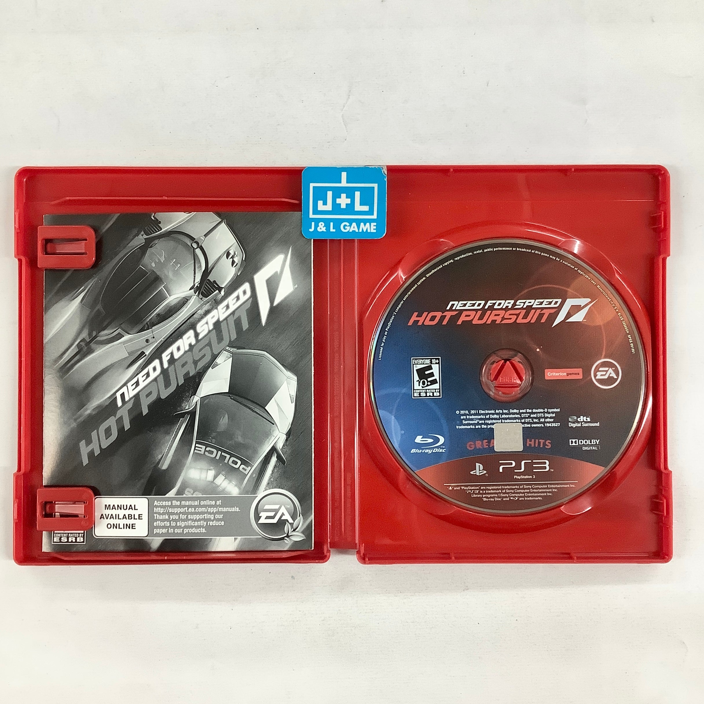 Need for Speed: Hot Pursuit (Greatest Hits) - (PS3) PlayStation 3 [Pre-Owned] Video Games Electronic Arts