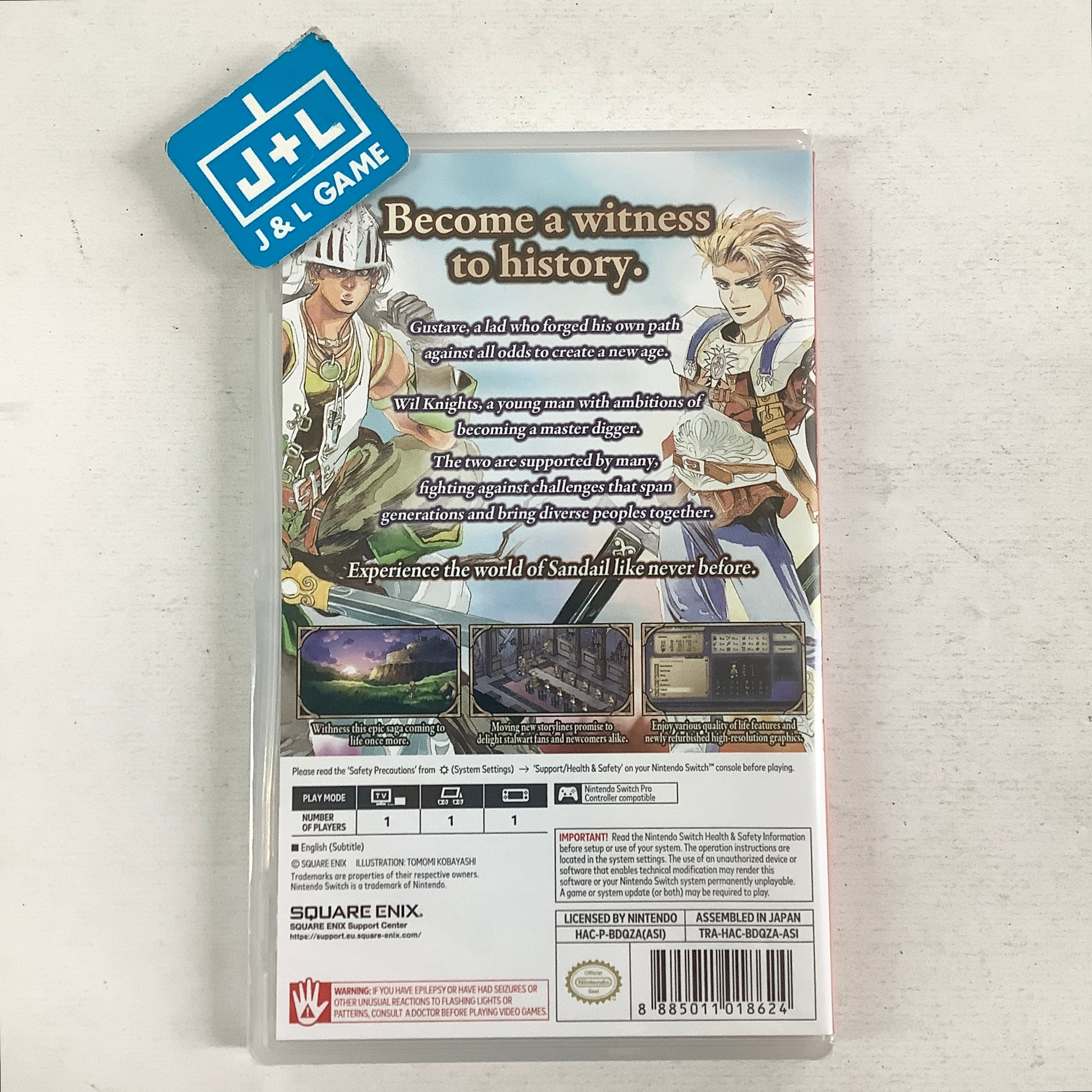 Saga Frontier 2 Remastered - (NSW) Nintendo Switch (Asia Import) Video Games Square Enix