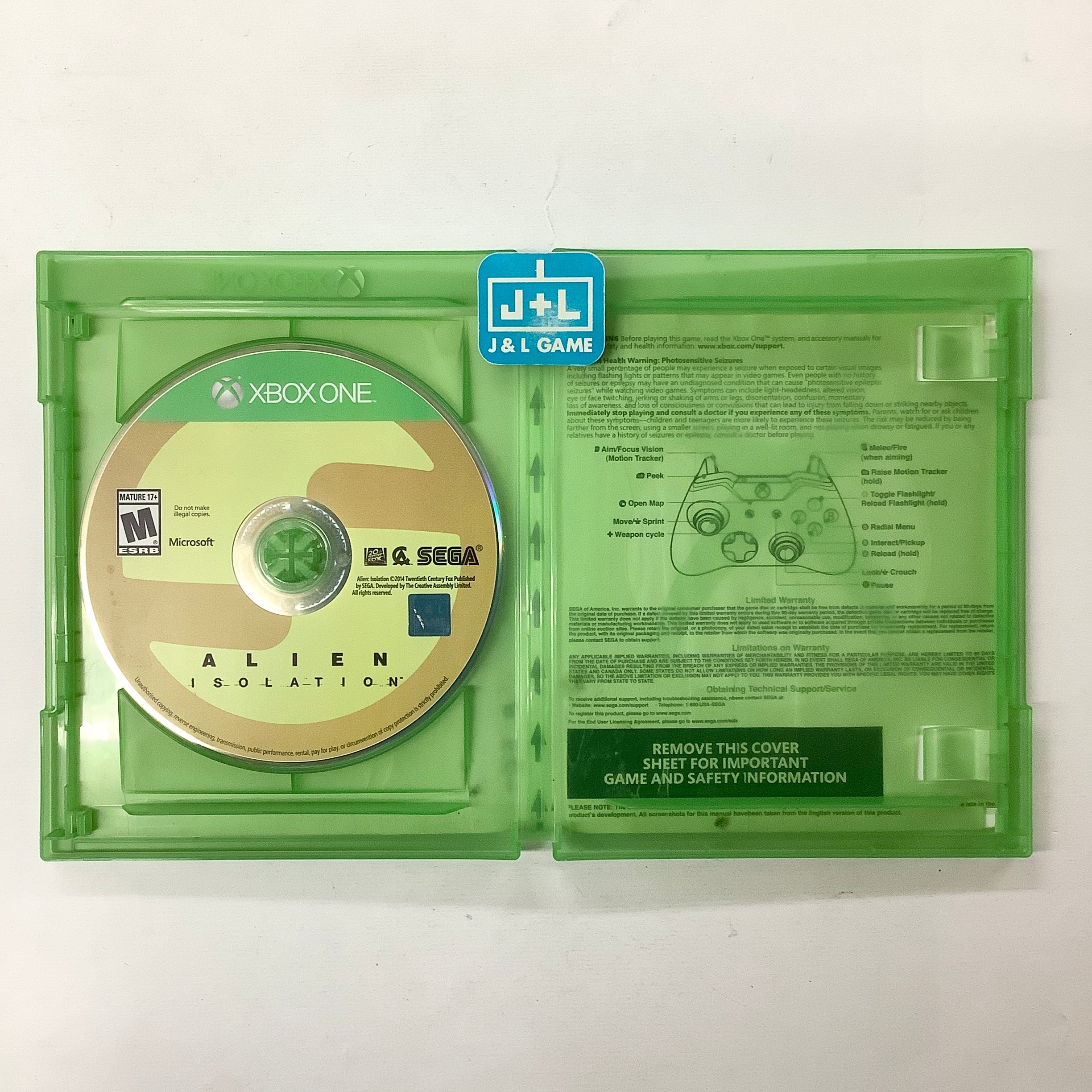 Alien: Isolation (Nostromo Edition) - (XB1) Xbox One [Pre-Owned] Video Games Sega   
