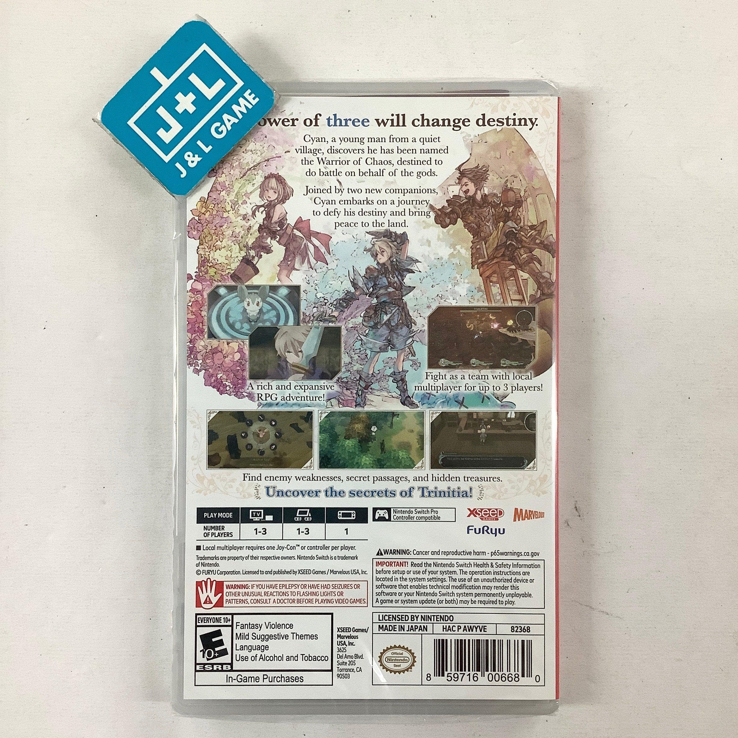 Trinity Trigger - (NSW) Nintendo Switch Video Games XSEED Games